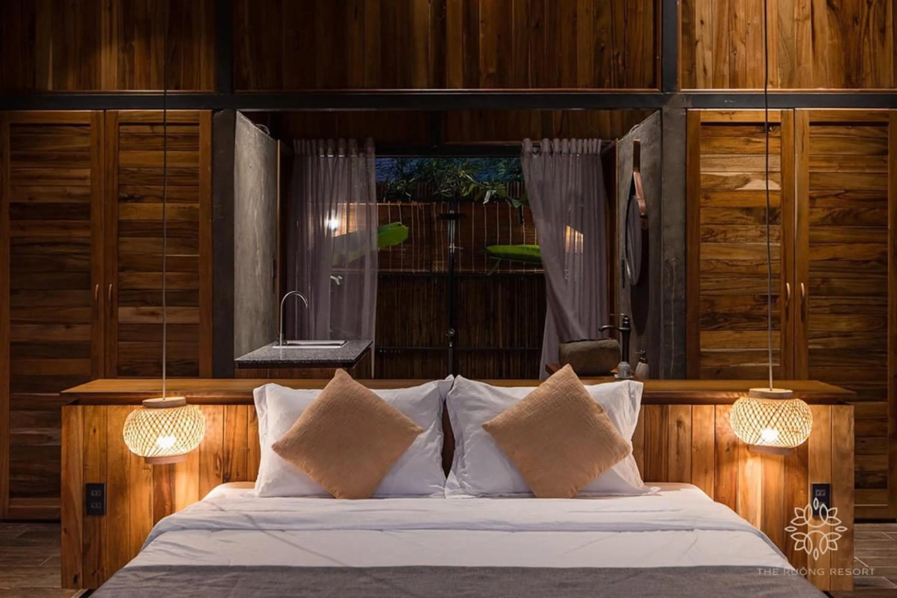 Bedroom, Bed in The Ruong Resort