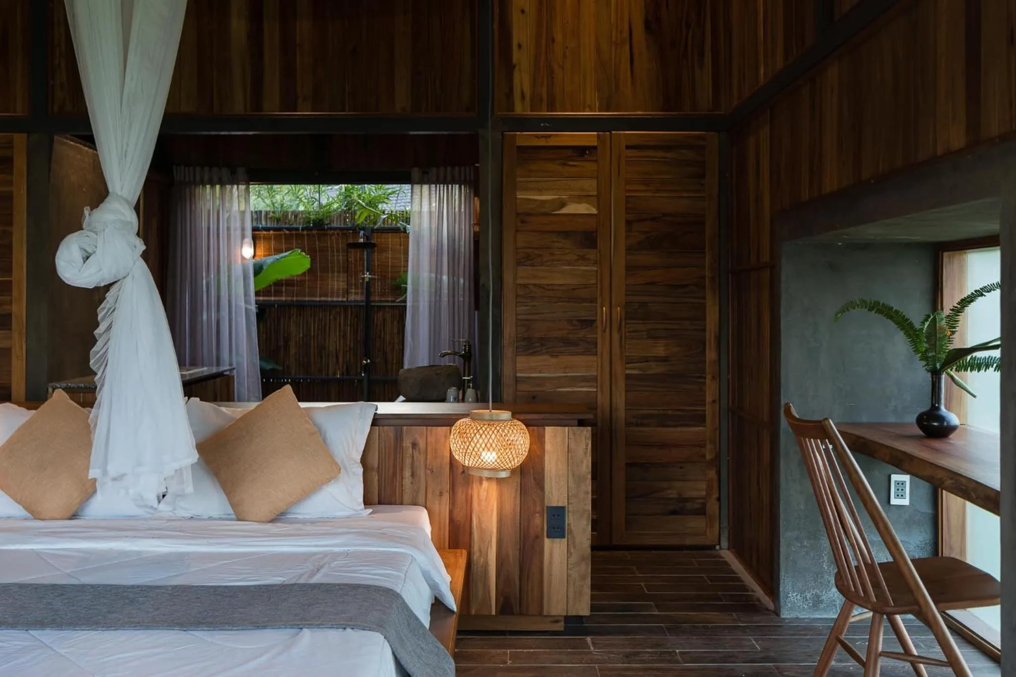 Bed in The Ruong Resort