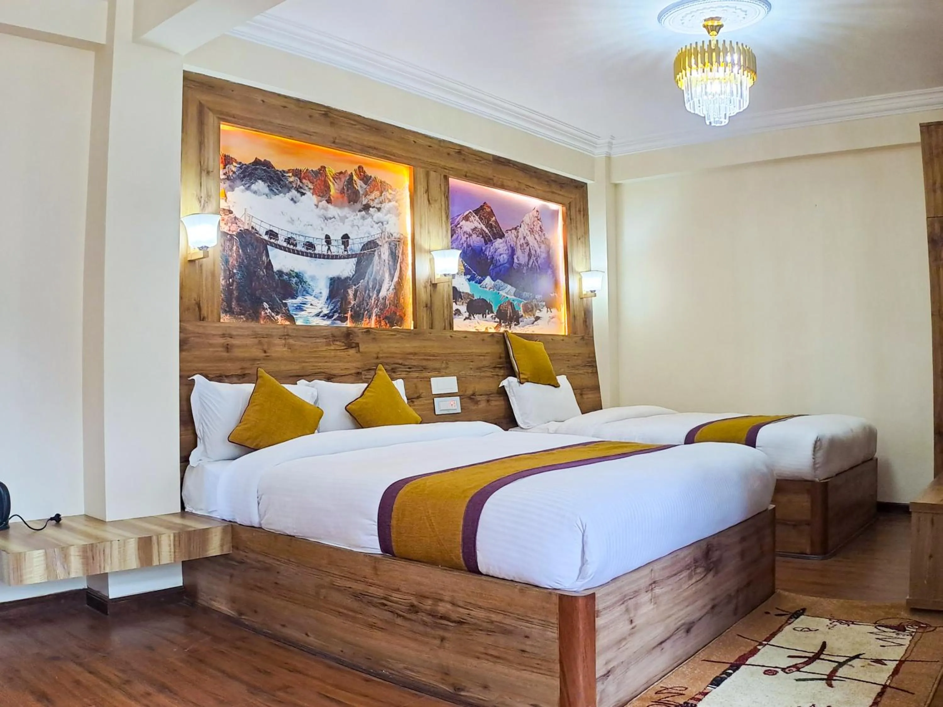 Bedroom in Prem Durbar Hotel & Nagarkot Zipline