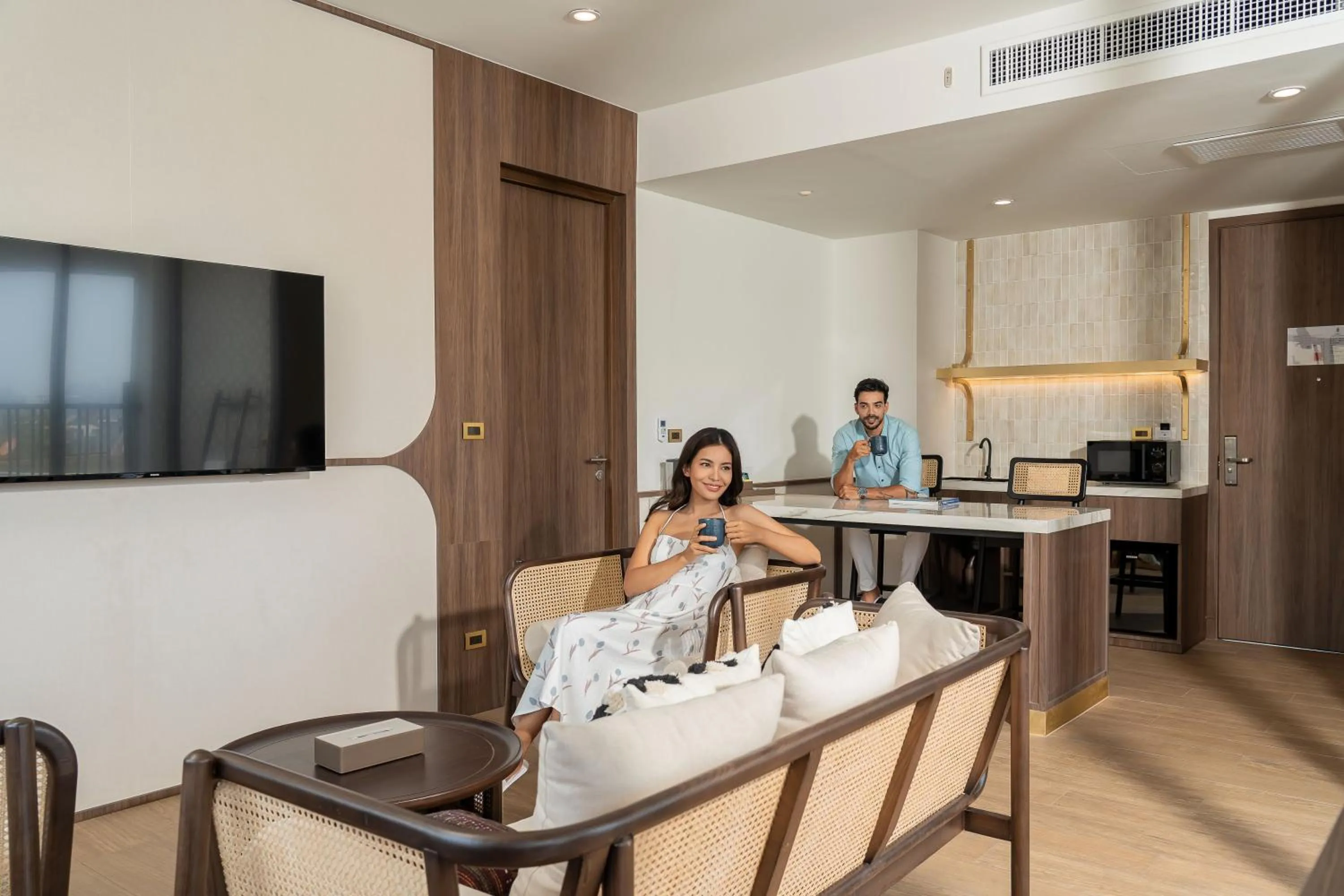 Living room in Pranakorn Heritage Hotel