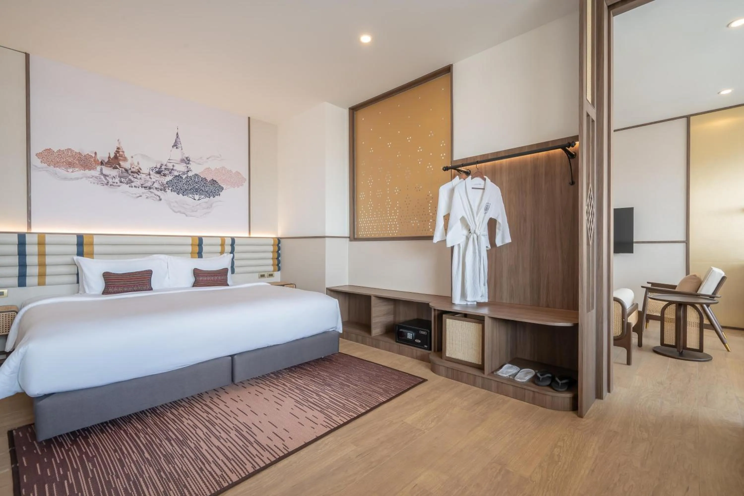 Bed in Pranakorn Heritage Hotel