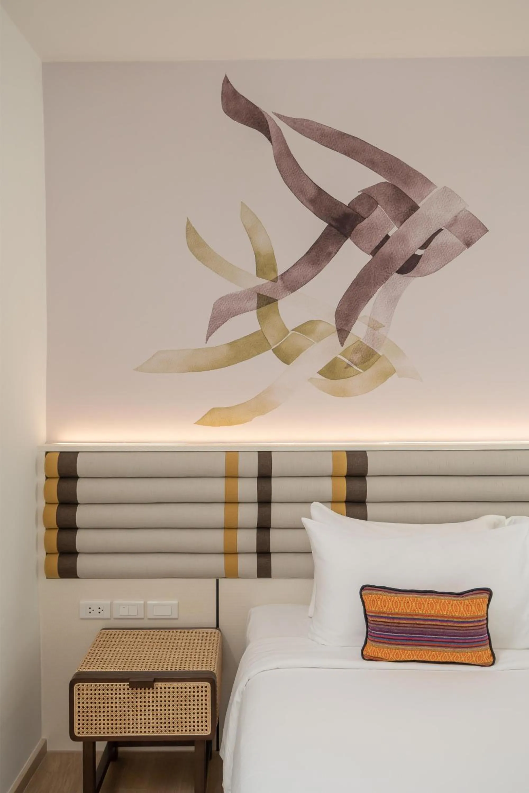 Bed in Pranakorn Heritage Hotel