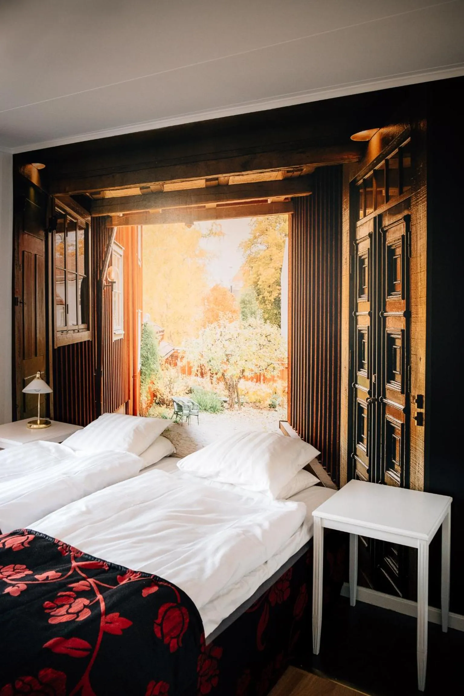 Bed in Eksjö Stadshotell Annex