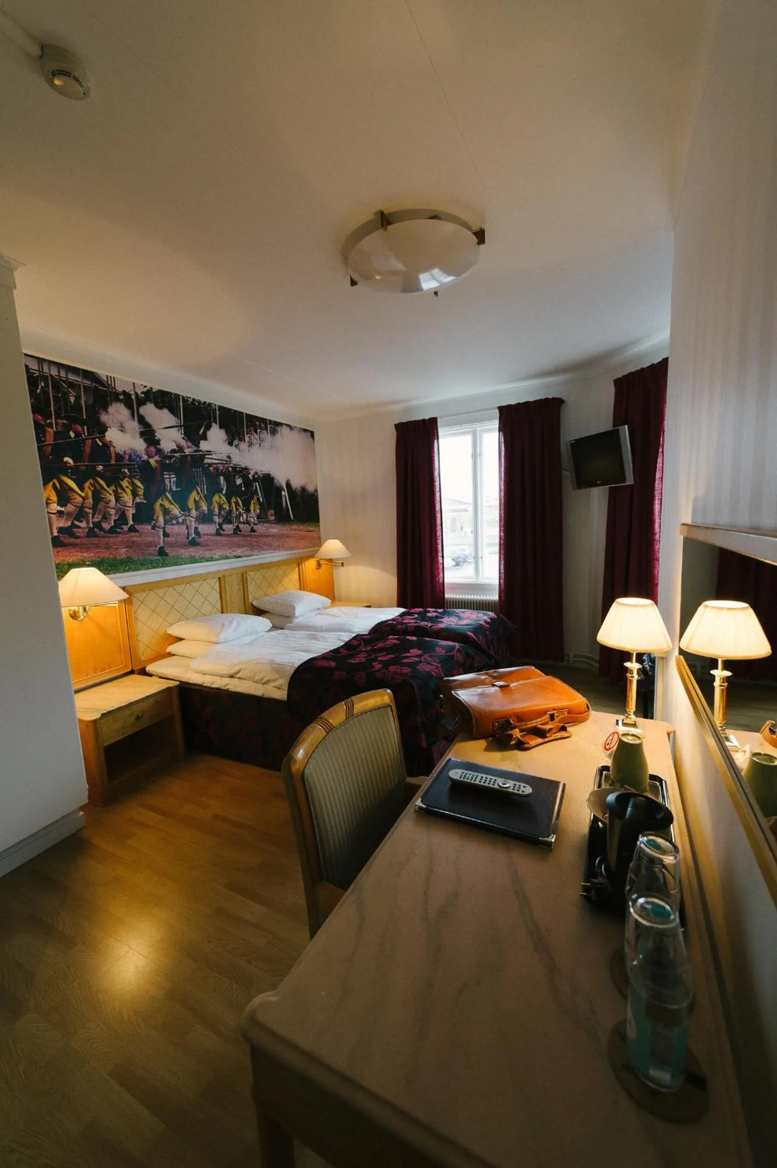 Photo of the whole room, Bed in Eksjö Stadshotell Annex