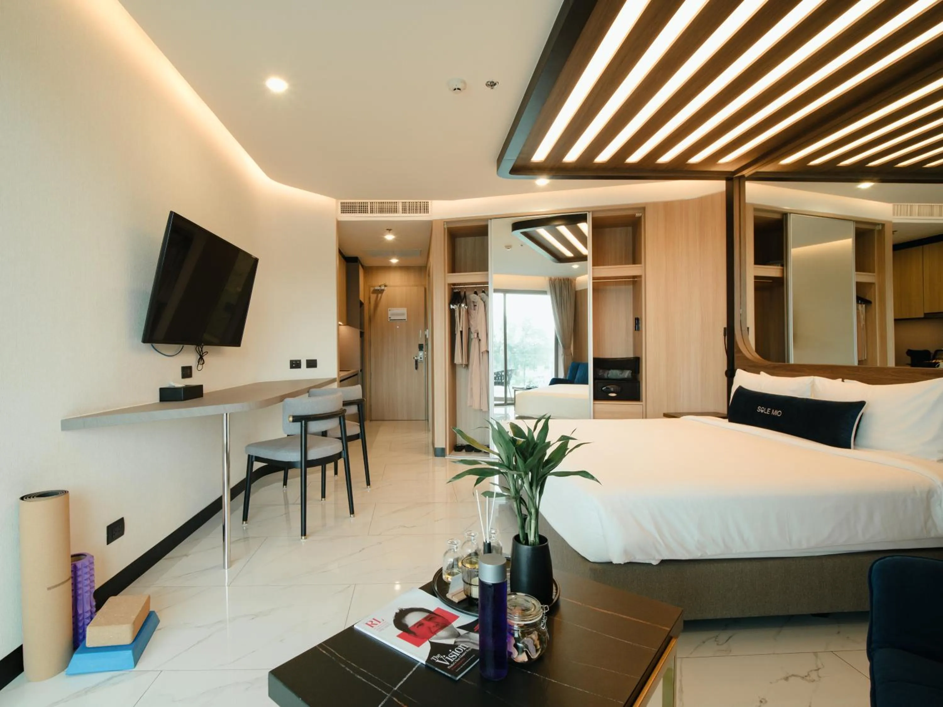 Bedroom, Bed in Sole Mio Boutique Hotel and Wellness - Adults Only