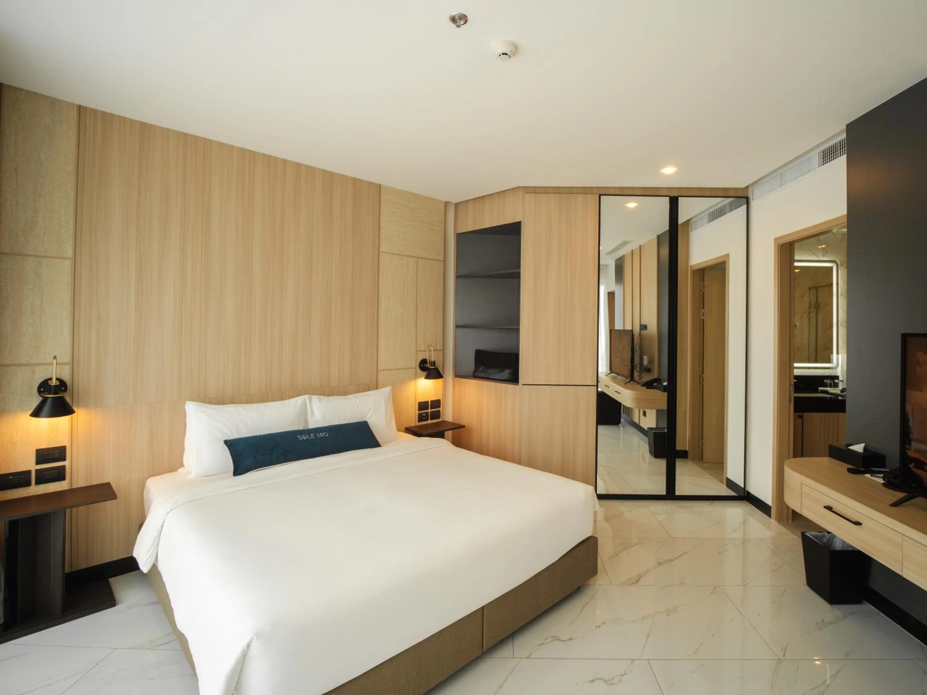 Bed in Sole Mio Boutique Hotel and Wellness - Adults Only