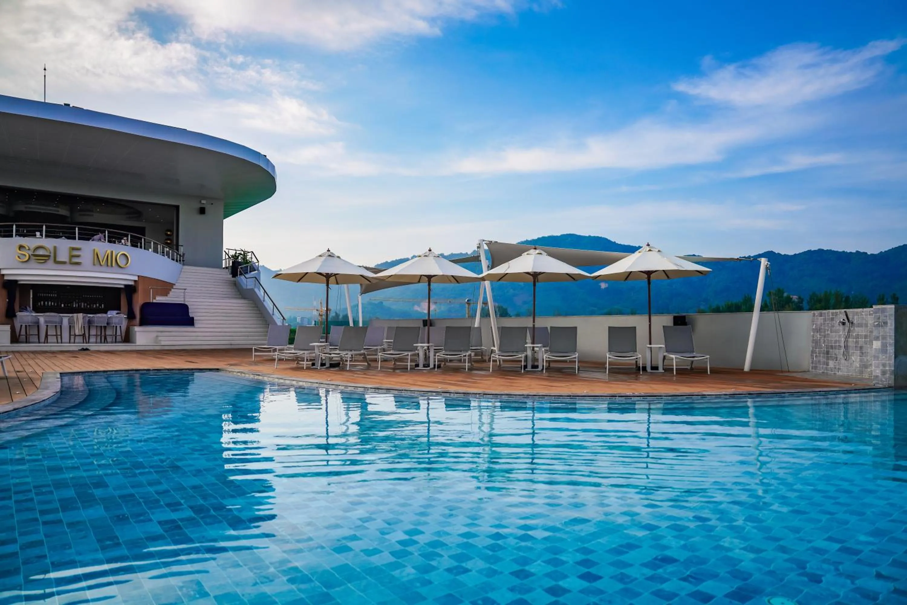 Pool view in Sole Mio Boutique Hotel and Wellness - Adults Only