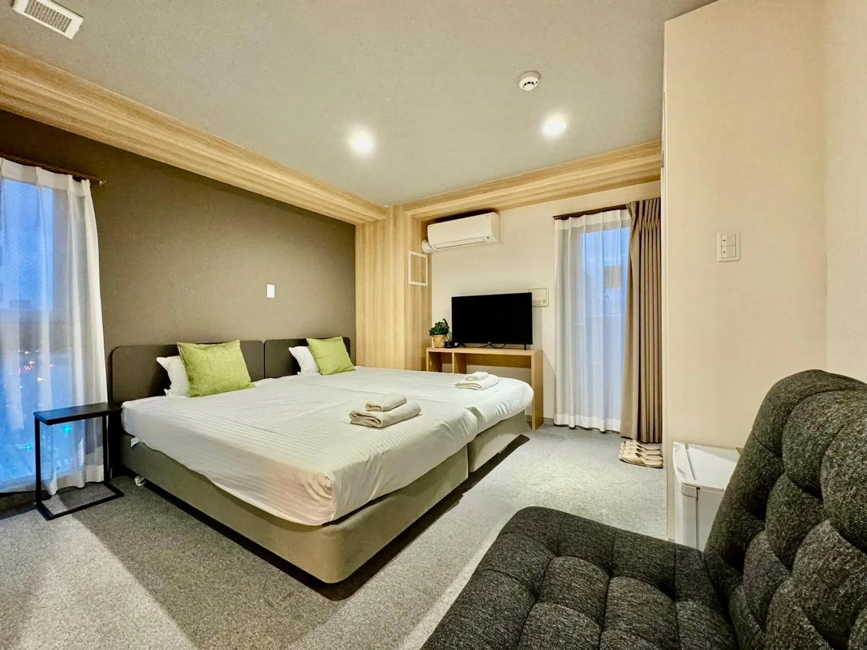 Bed in Y&Y NAMBA HOTEL Osaka