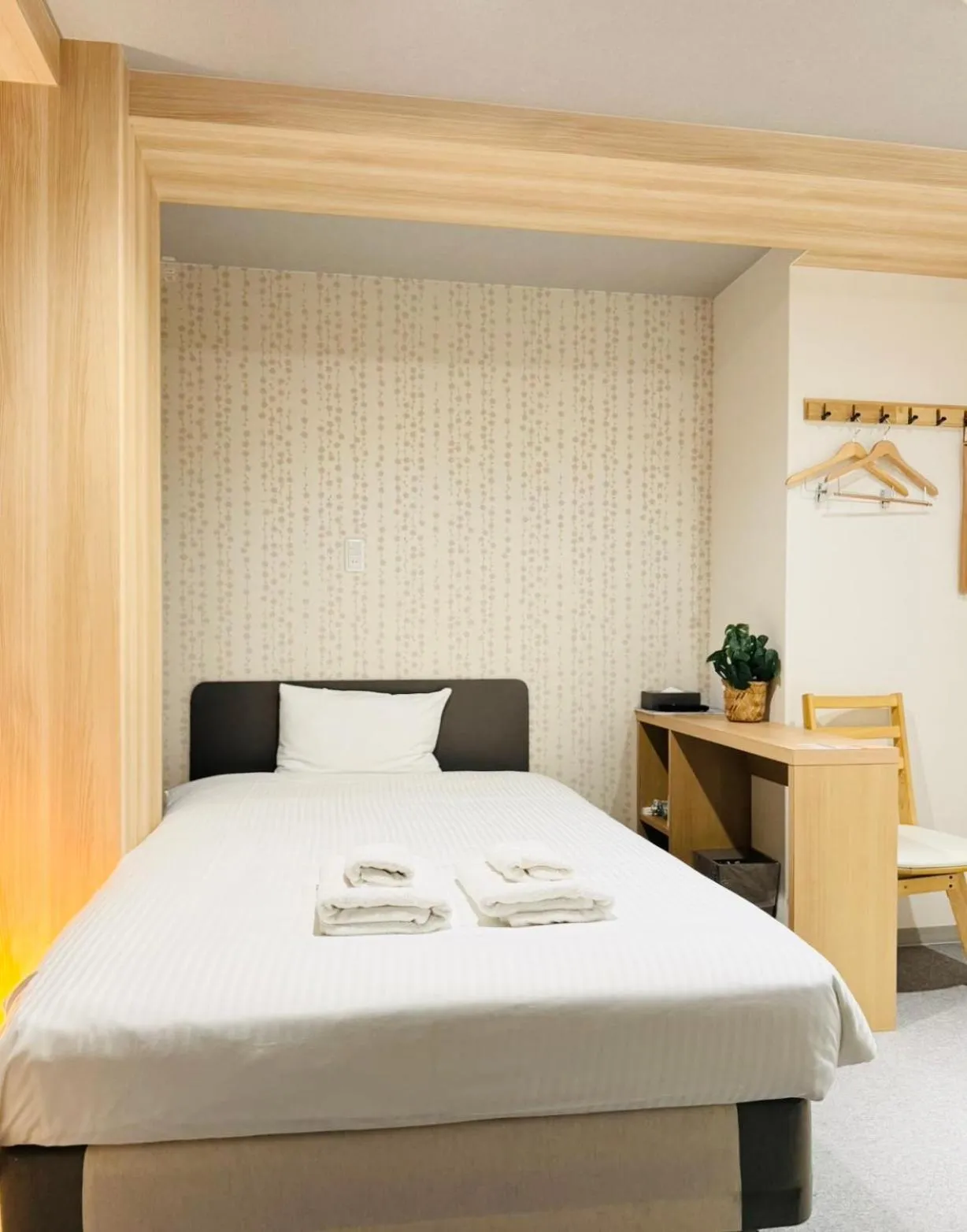 Bed in Y&Y NAMBA HOTEL Osaka