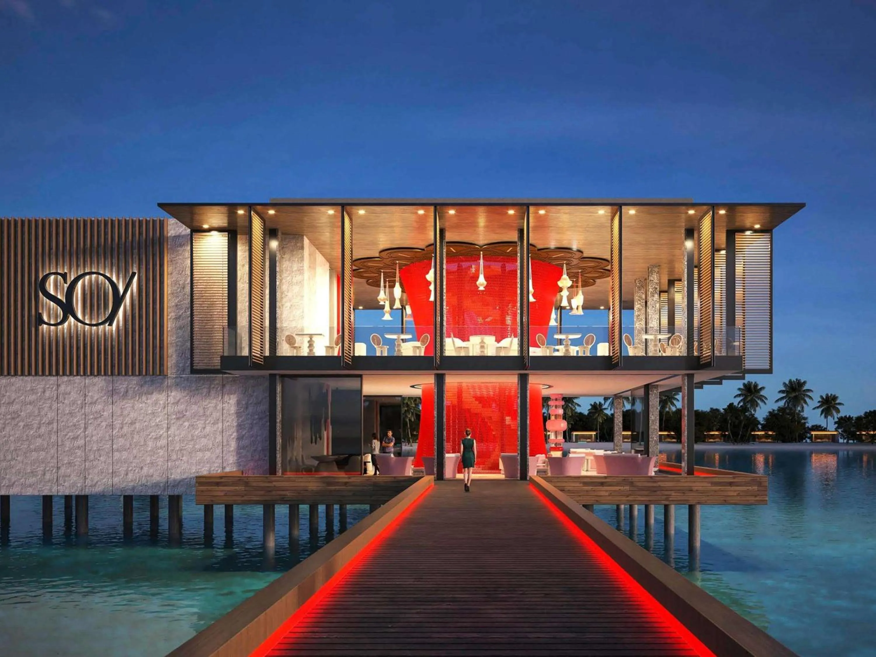 Lounge or bar in SO/ Maldives