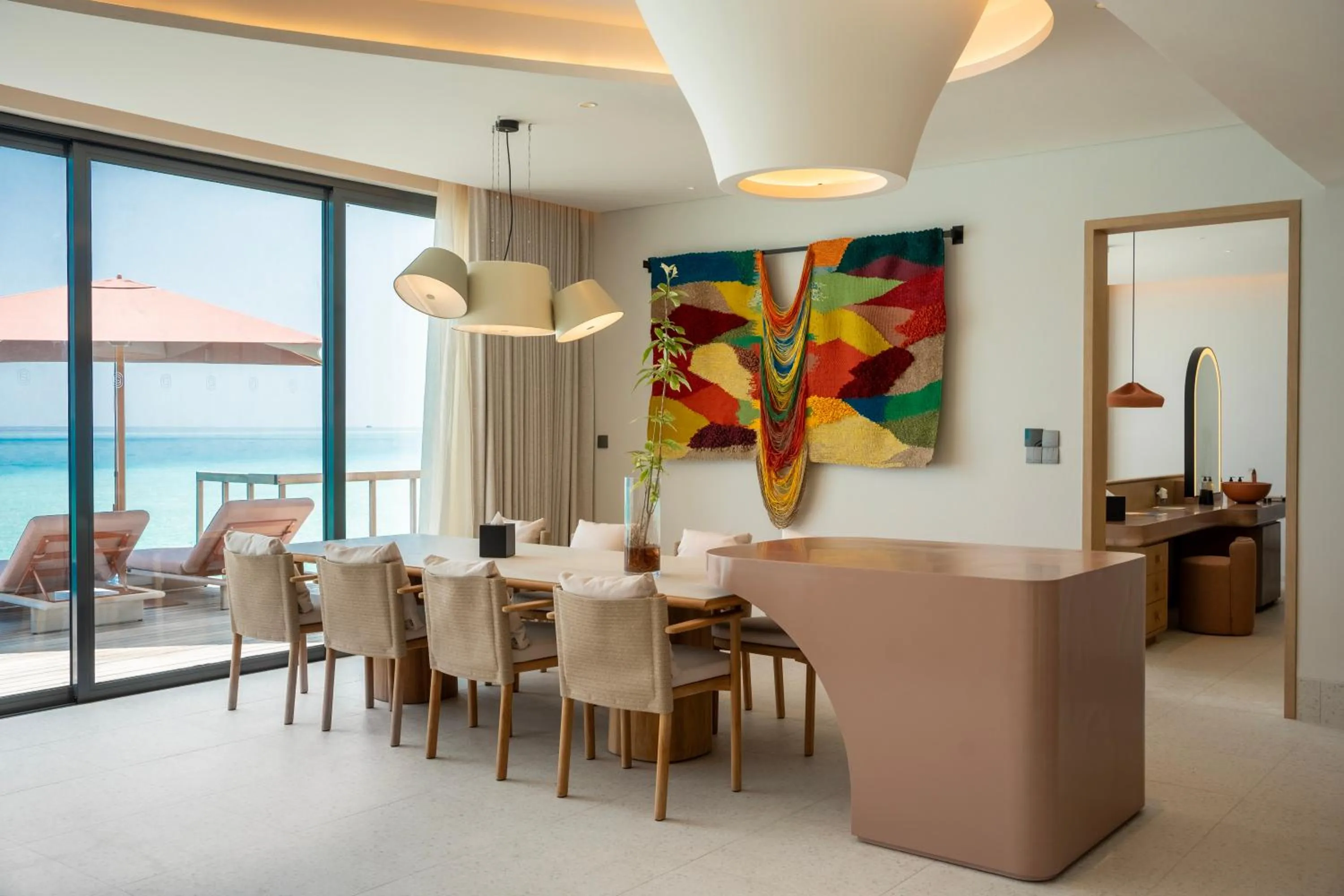 Living room in SO/ Maldives