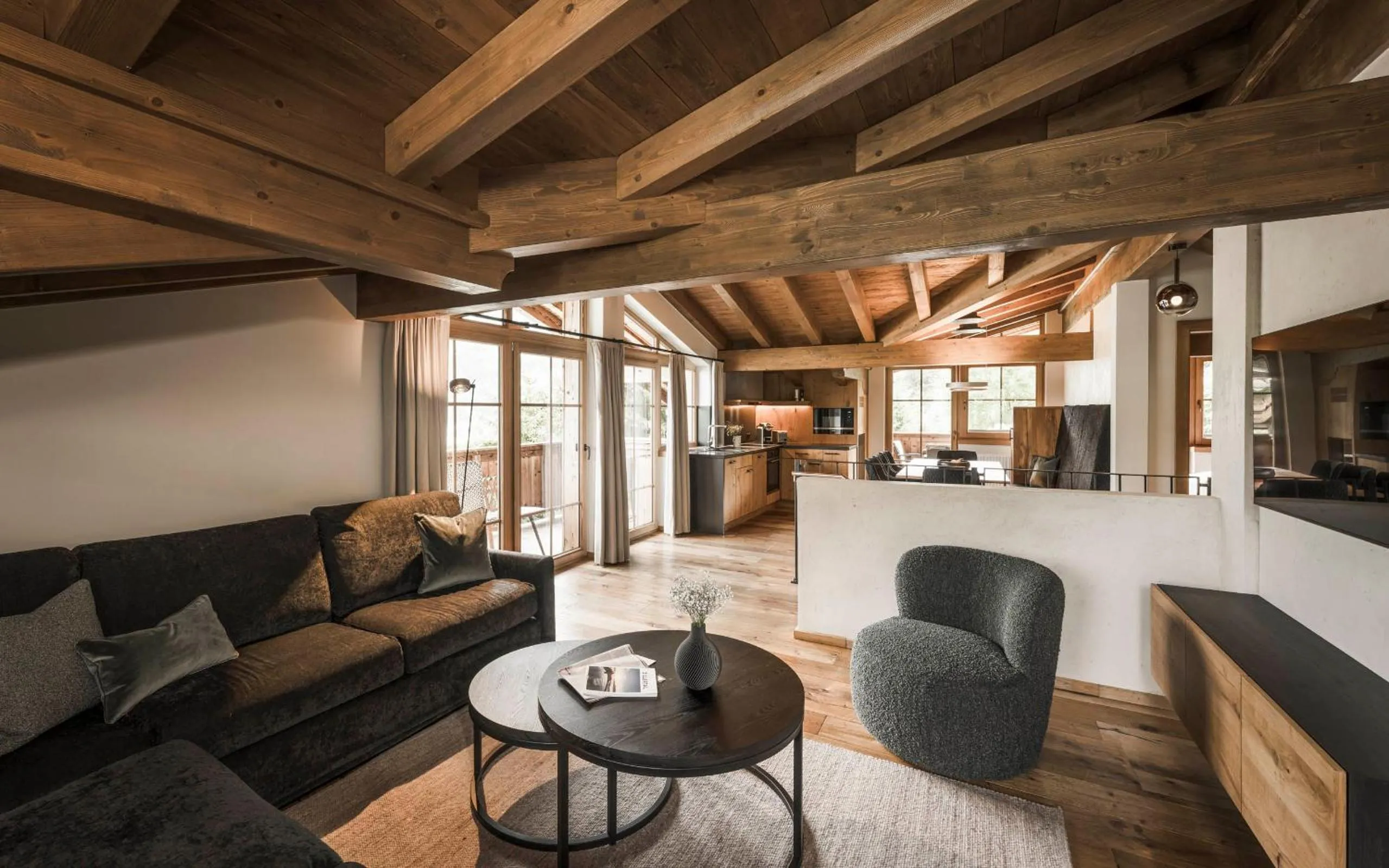 Living room in Das Kaltenbach - ApartHotel