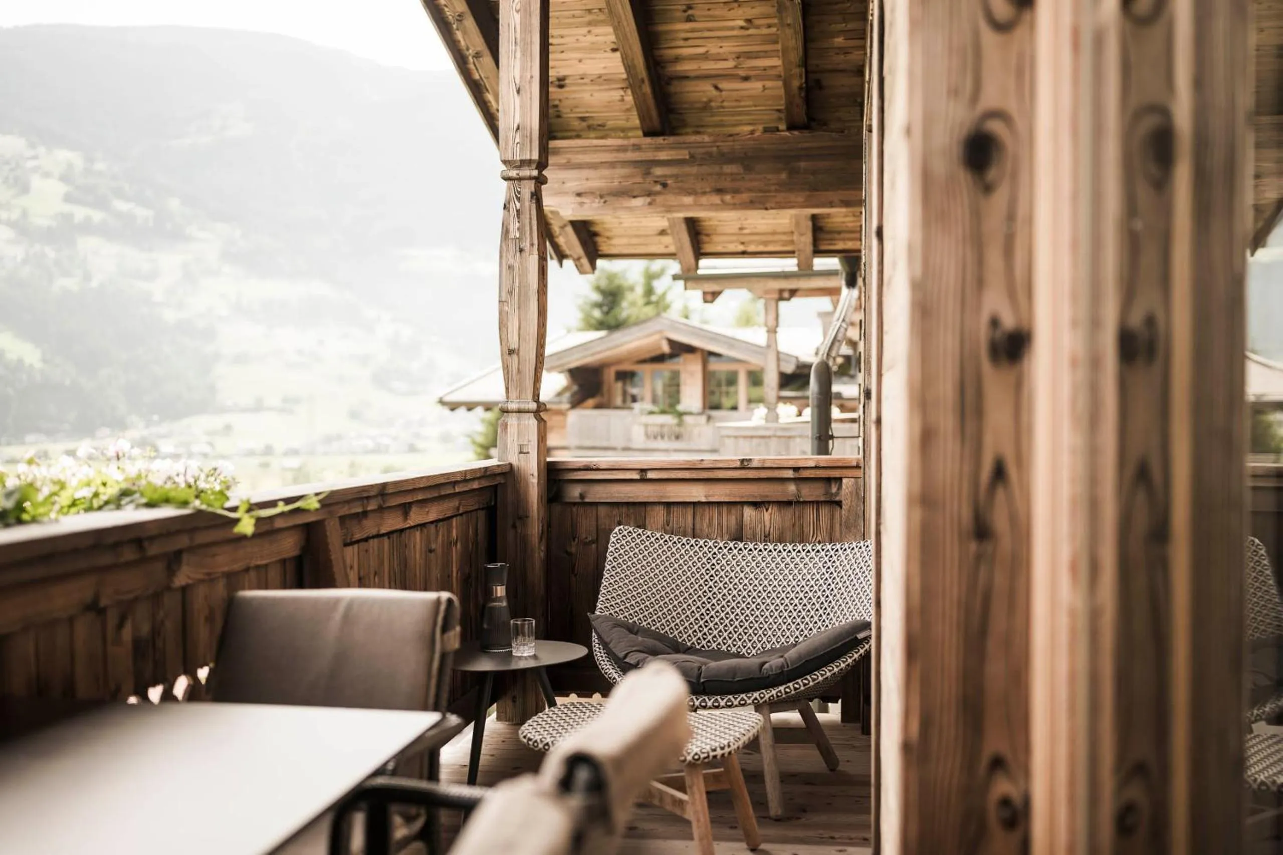 Balcony/Terrace in Das Kaltenbach - ApartHotel