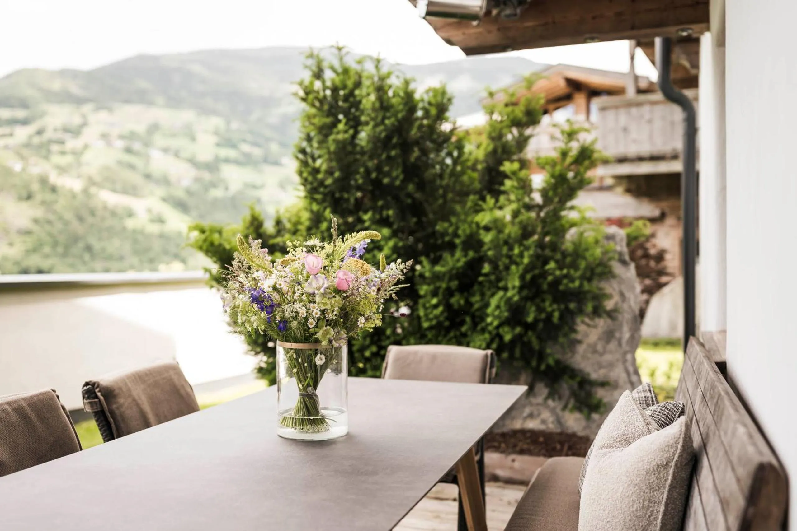 Balcony/Terrace in Das Kaltenbach - ApartHotel