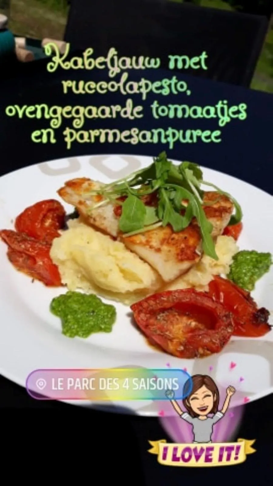 Food close-up in Le Parc des 4 Saisons