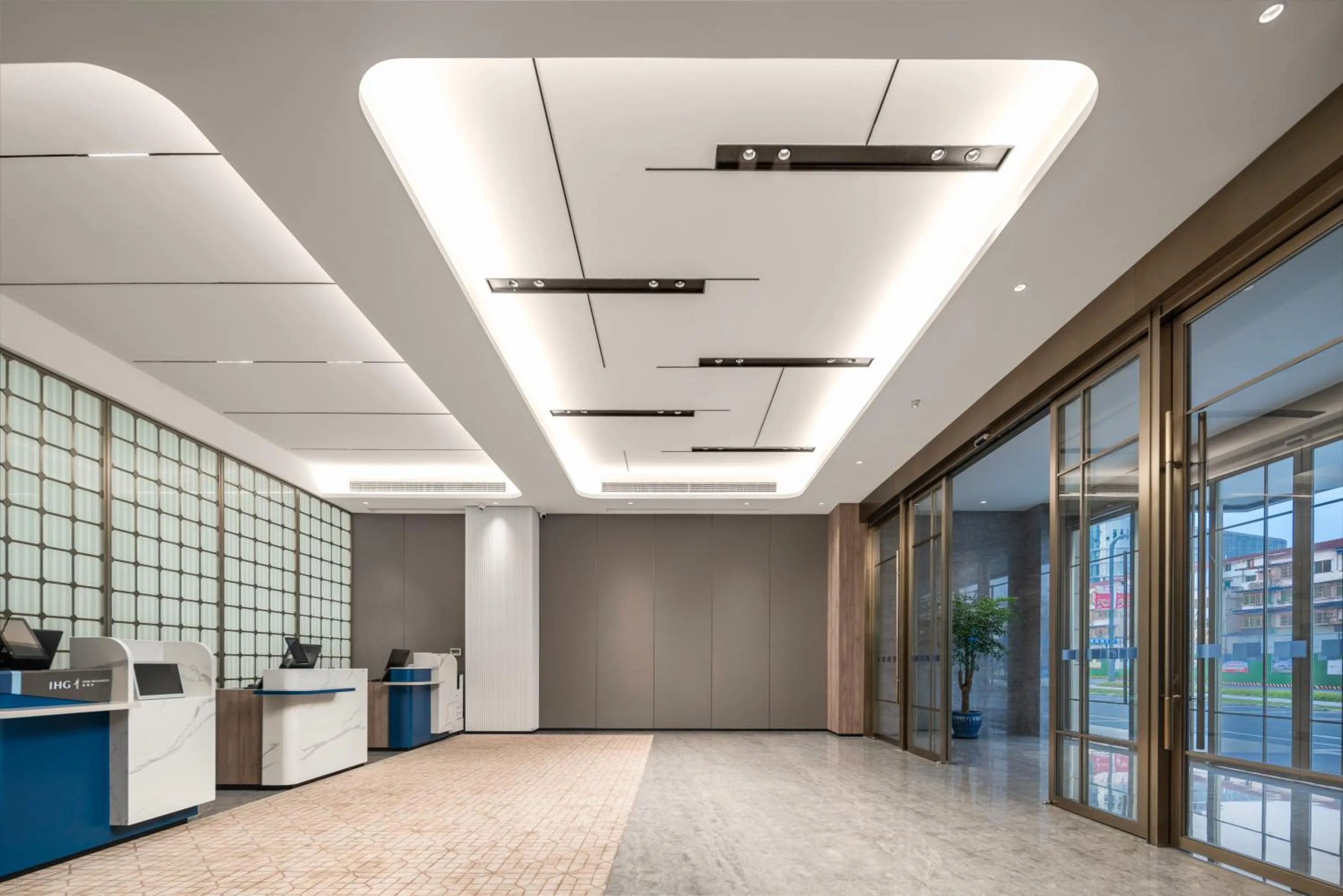 Lobby or reception in Holiday Inn Express Mianyang Sci-Tech City by IHG