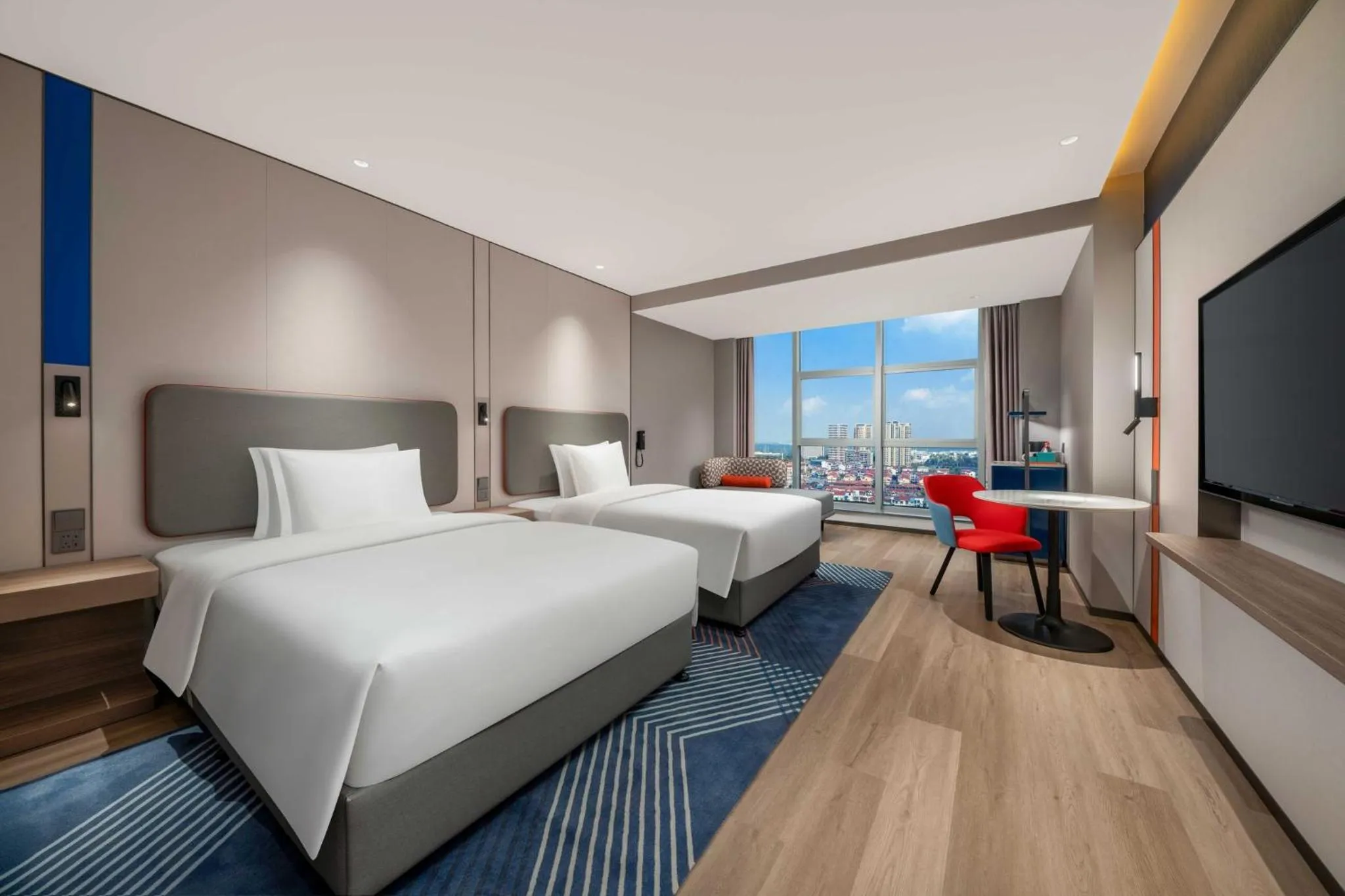 Photo of the whole room, Bed in Holiday Inn Express Mianyang Sci-Tech City by IHG