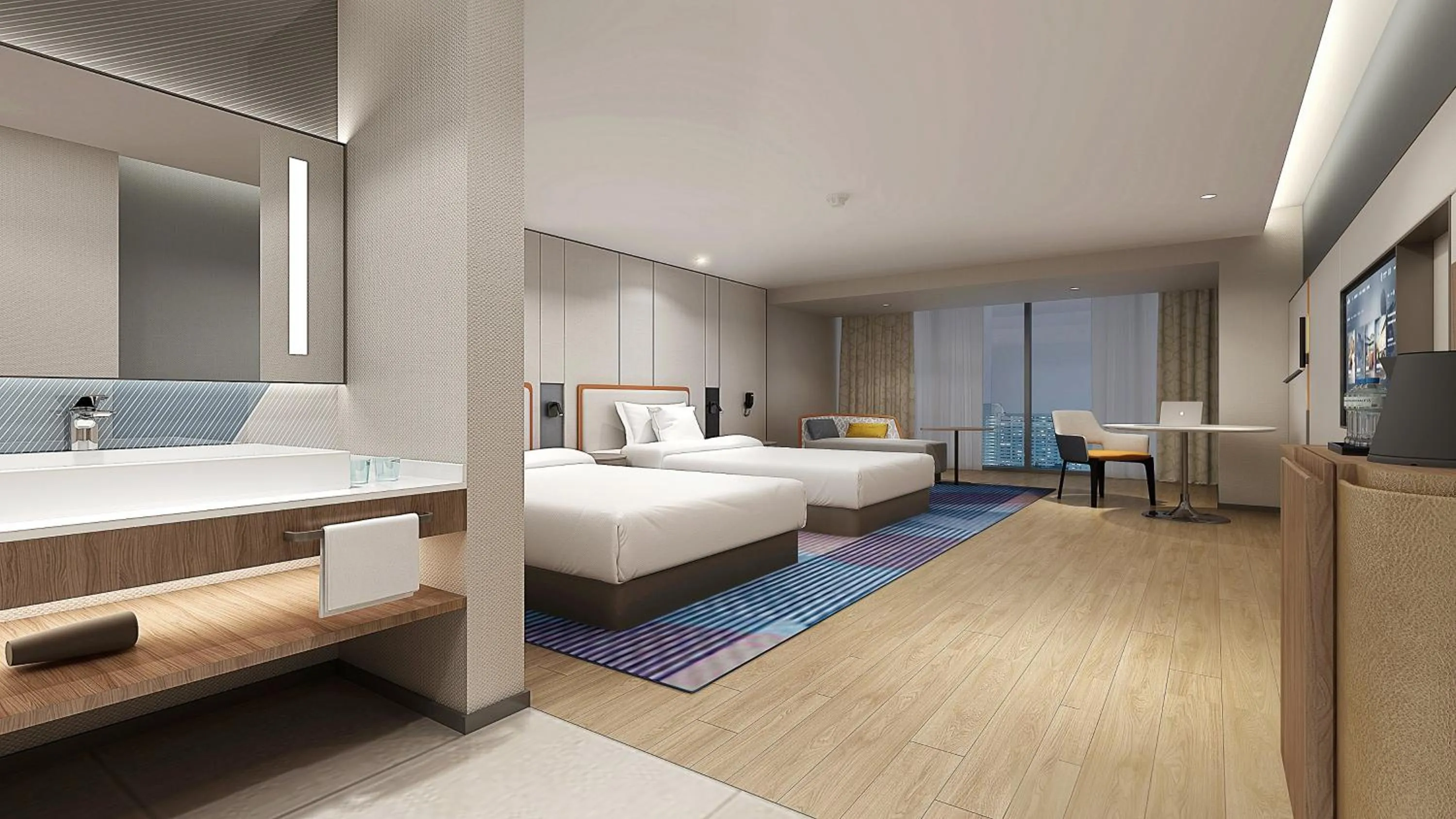 Photo of the whole room, Bed in Holiday Inn Express Mianyang Sci-Tech City by IHG