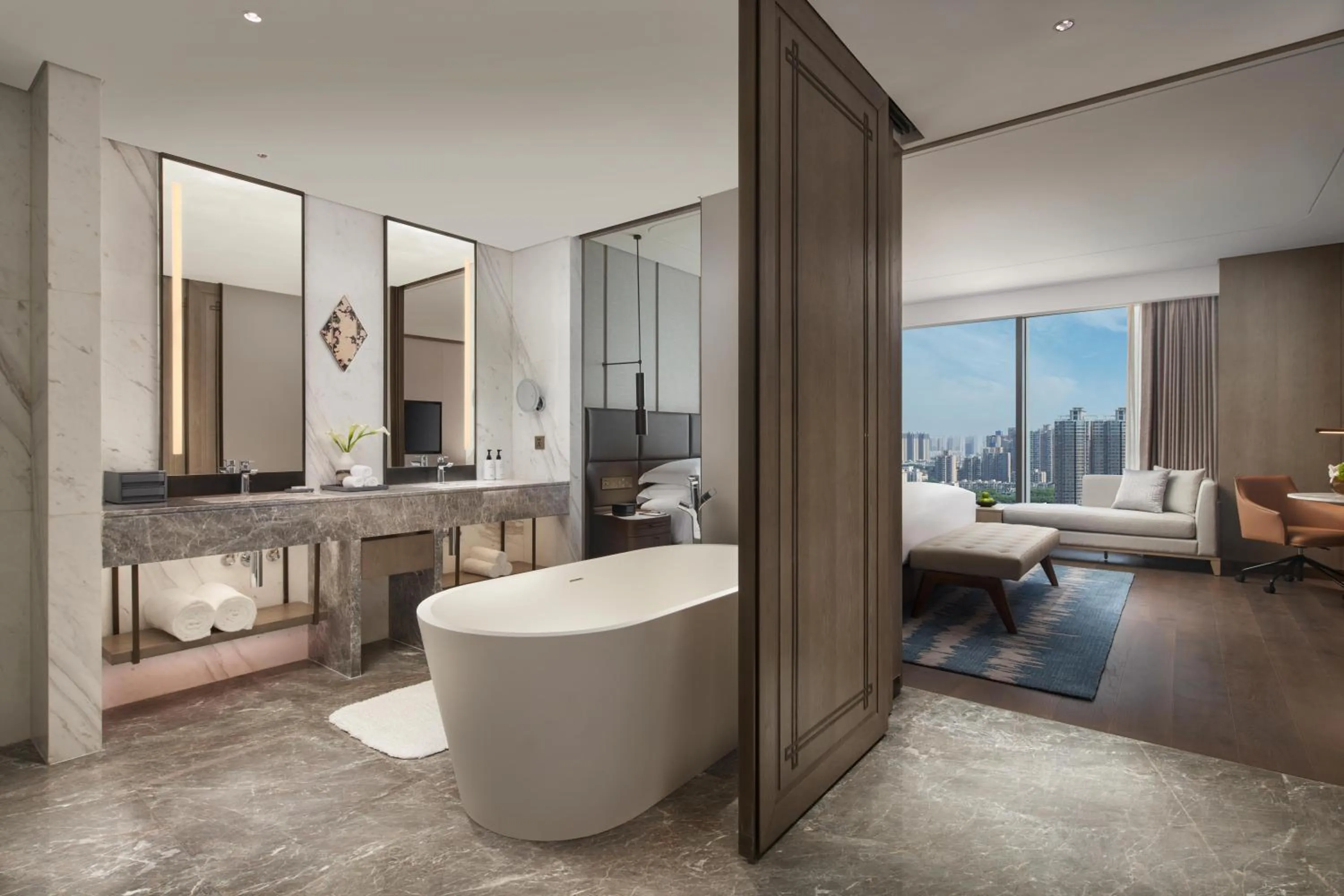 Bathroom in InterContinental Zhengzhou by IHG