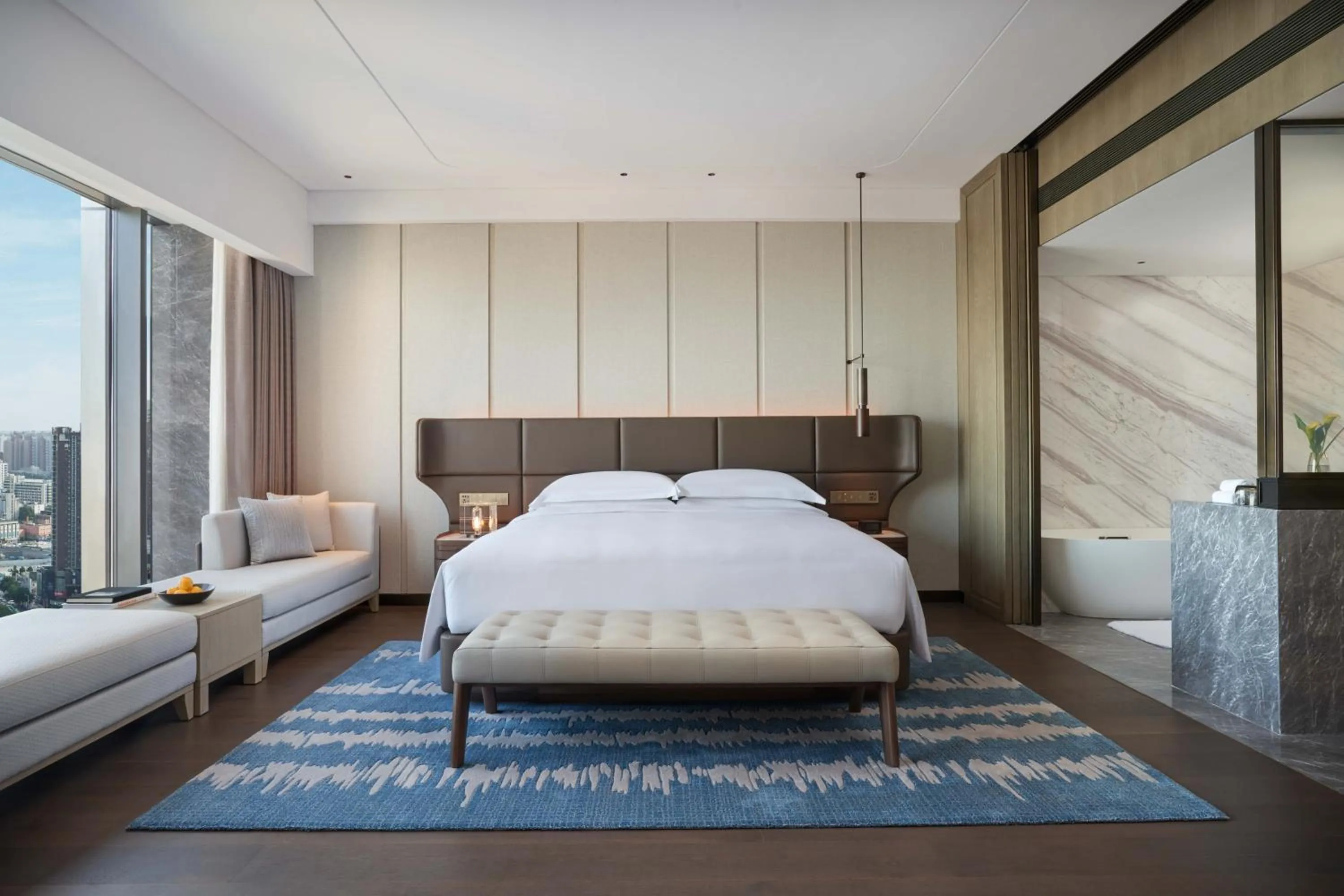 Bed in InterContinental Zhengzhou by IHG