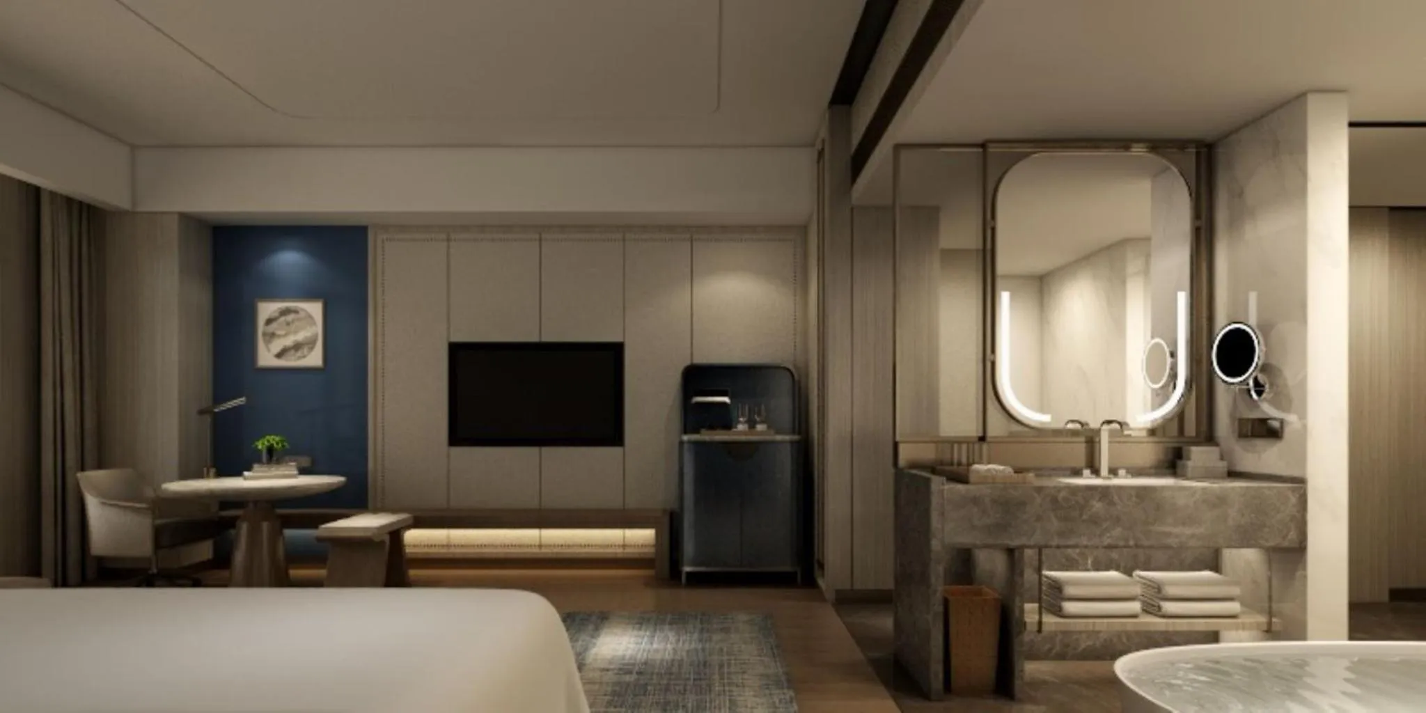 Photo of the whole room, Bed in InterContinental Zhengzhou by IHG