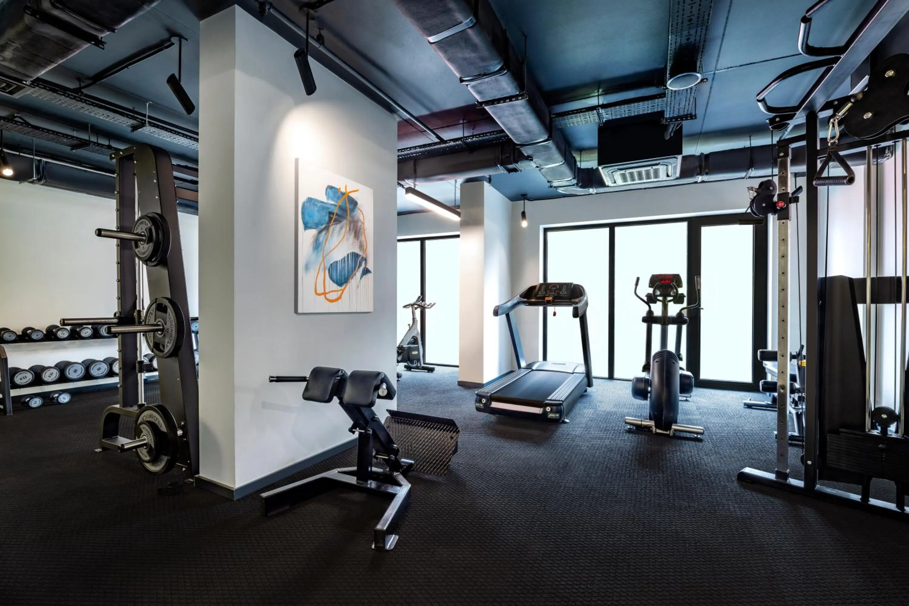 Fitness centre/facilities in STEPS Batumi Hotel & Suites