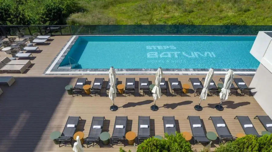 Pool view in STEPS Batumi Hotel & Suites