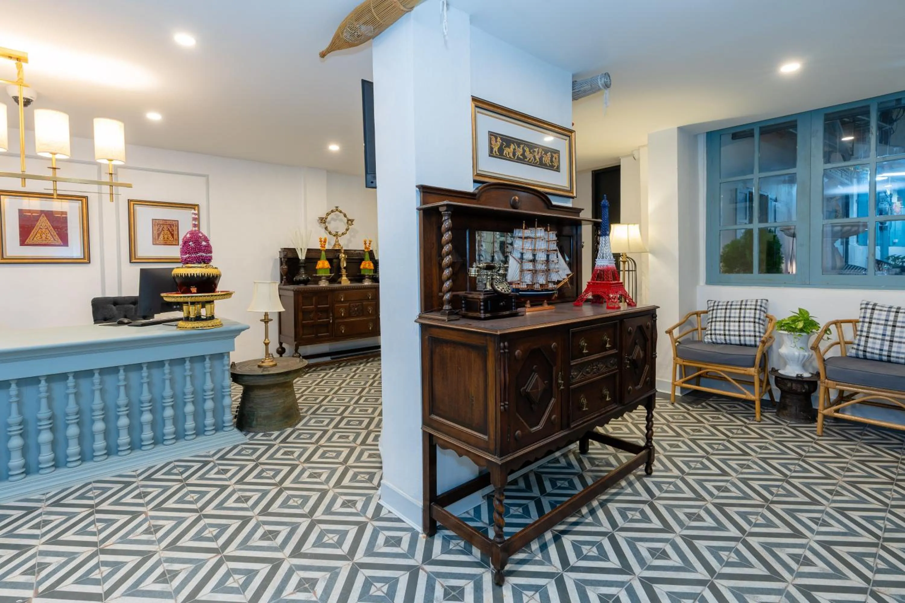 Lobby or reception in Luangprabang D'or Boutique Hotel