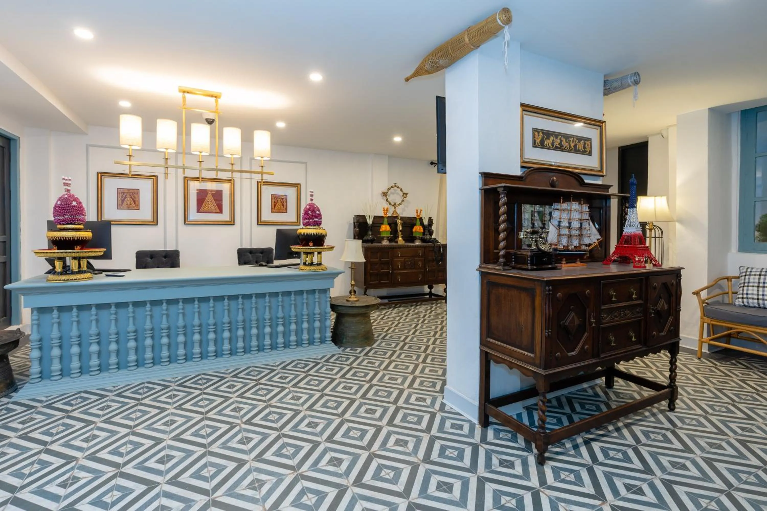 Lobby or reception in Luangprabang D'or Boutique Hotel