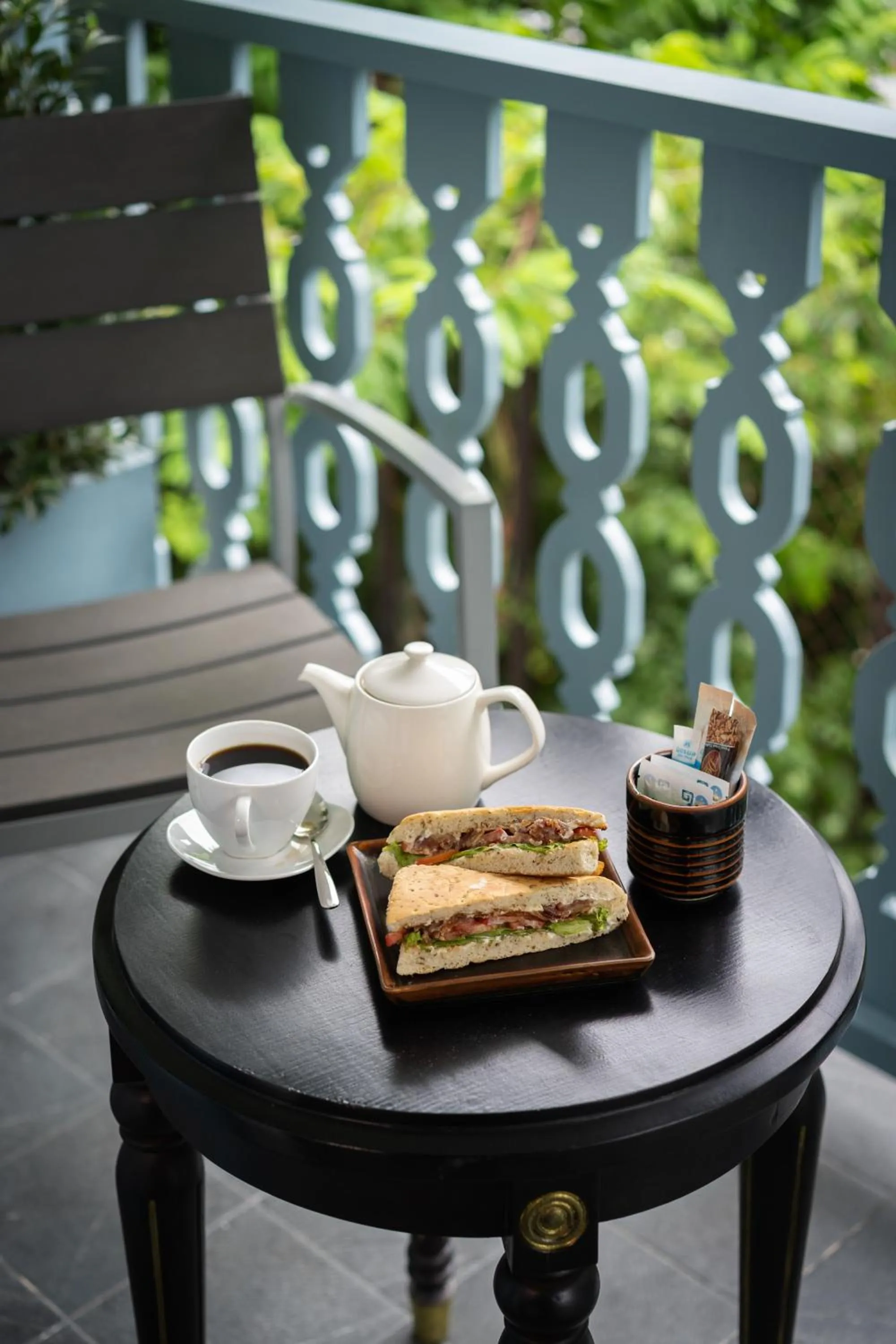 Patio in Luangprabang D'or Boutique Hotel