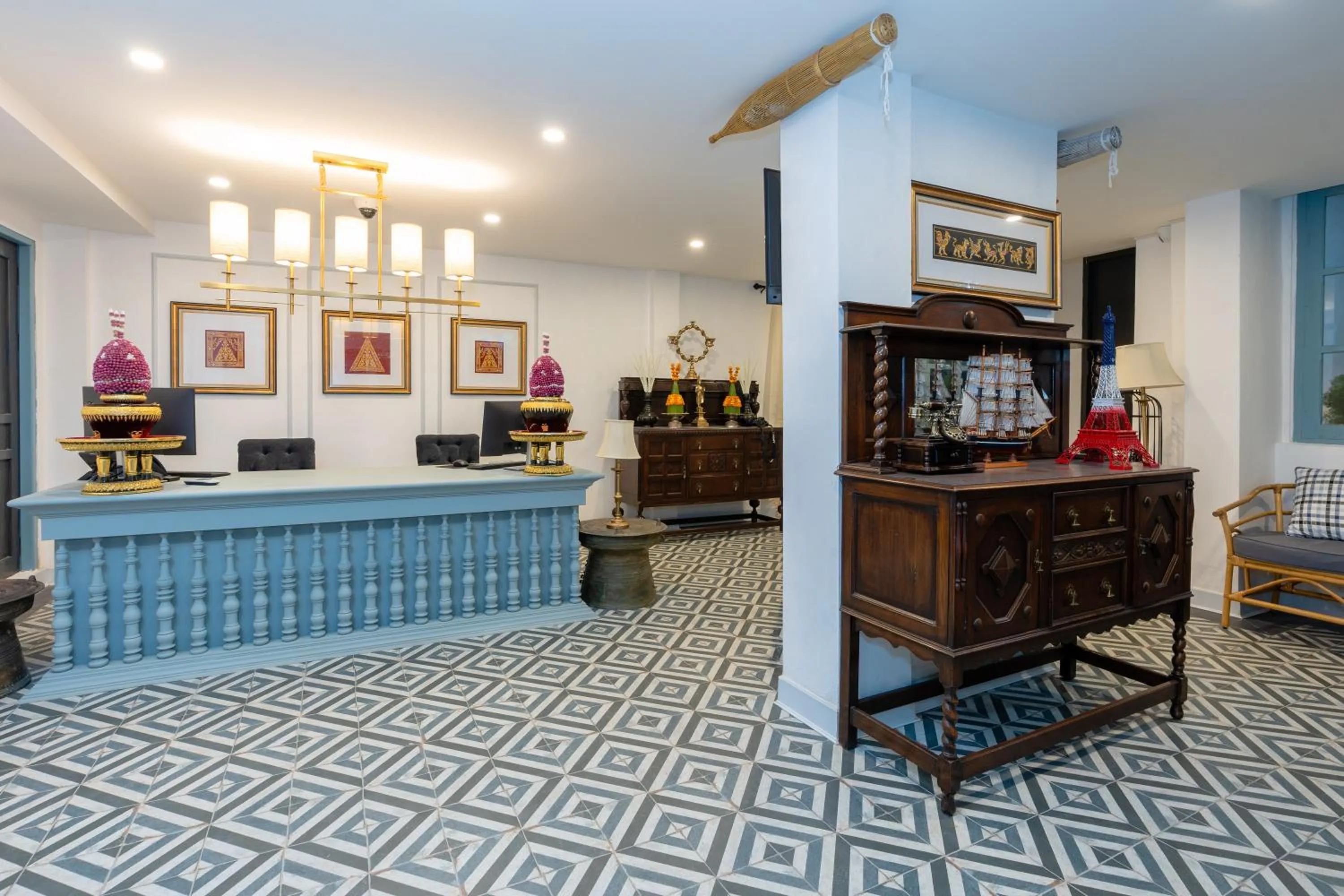 Lobby or reception in Luangprabang D'or Boutique Hotel