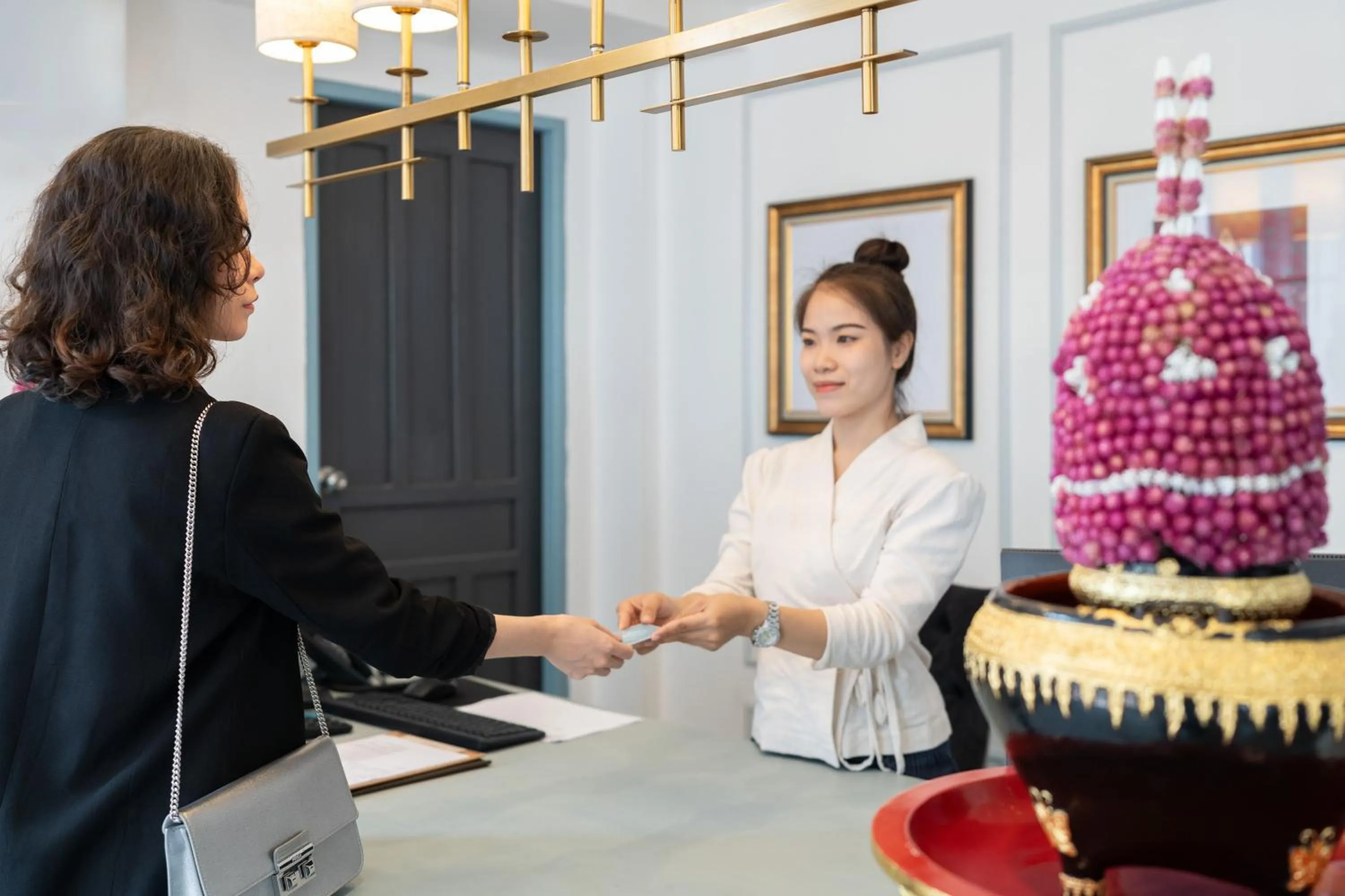 Lobby or reception in Luangprabang D'or Boutique Hotel