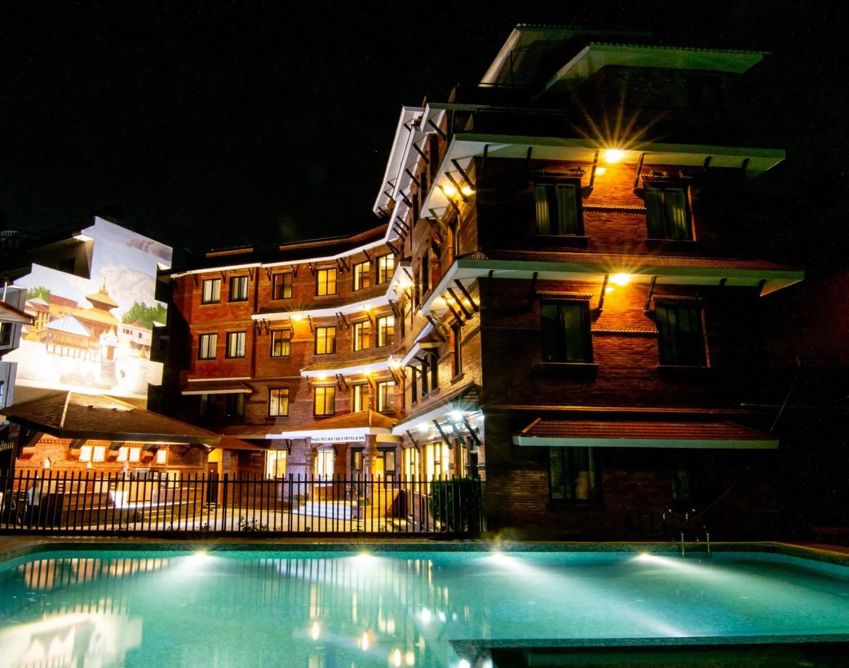 Swimming pool in Pashupati Boutique Hotel & Spa