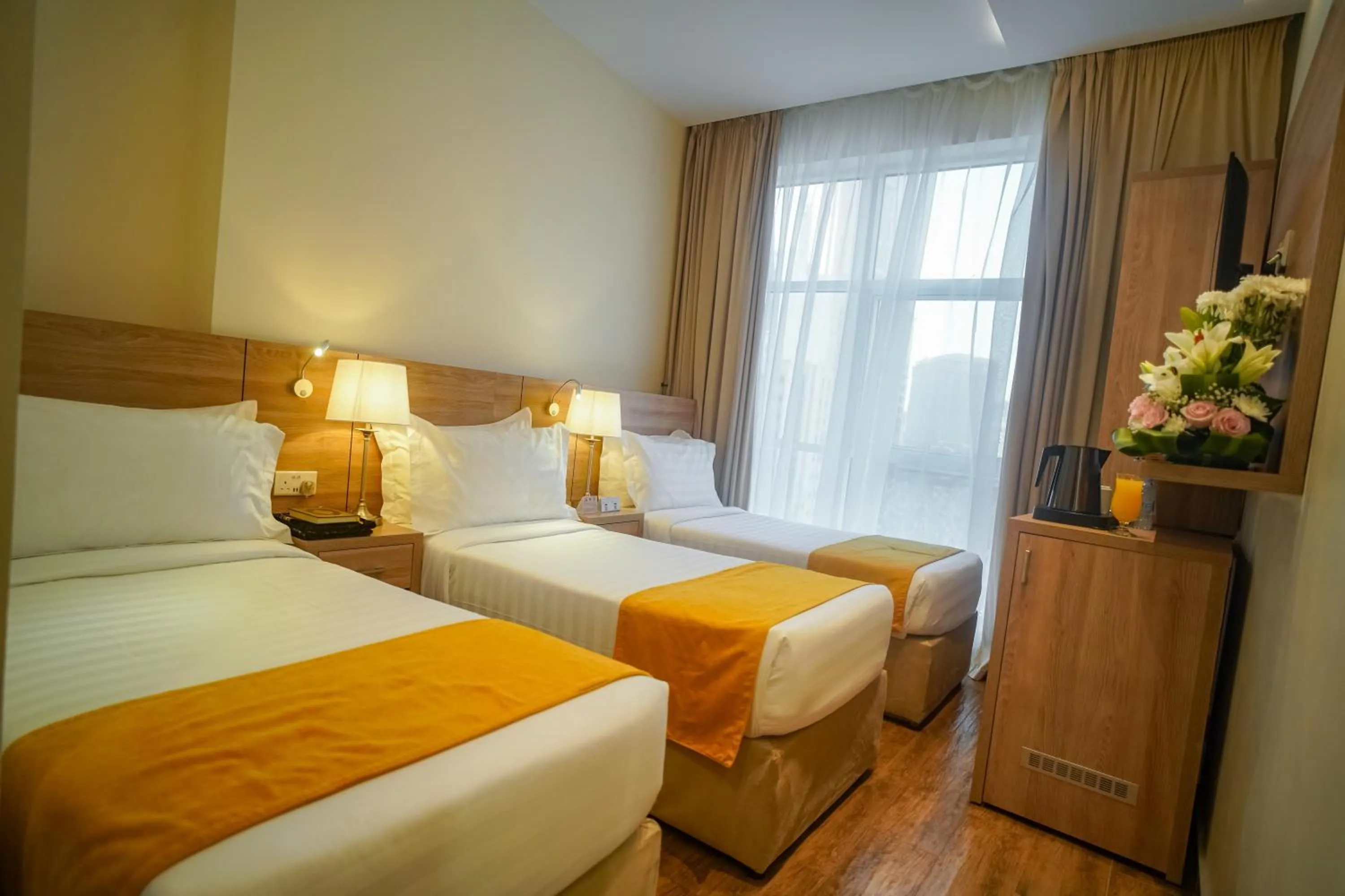 Bed in Worth Elite Hotel