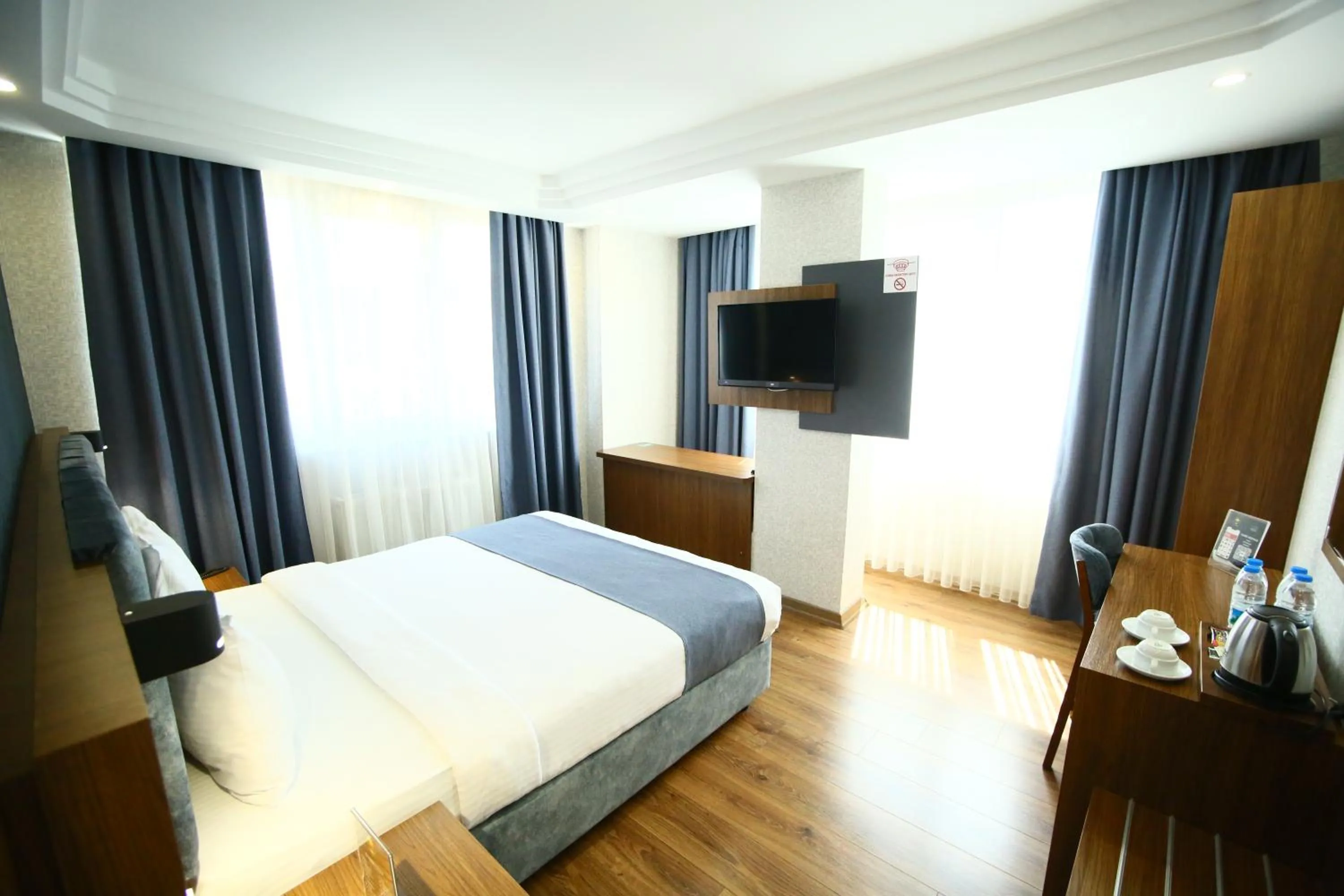 Bed in BUKAVİYYE HOTEL