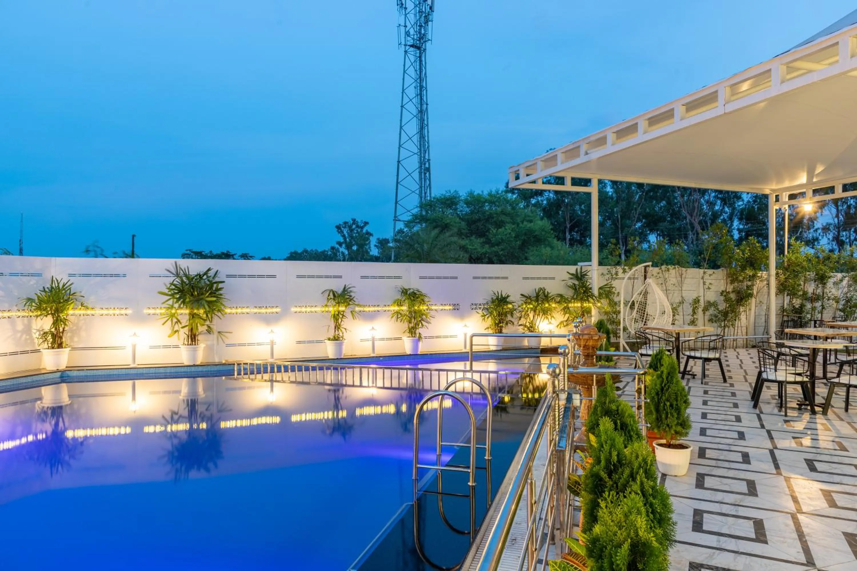 Swimming pool in Hotel Caesars Palace
