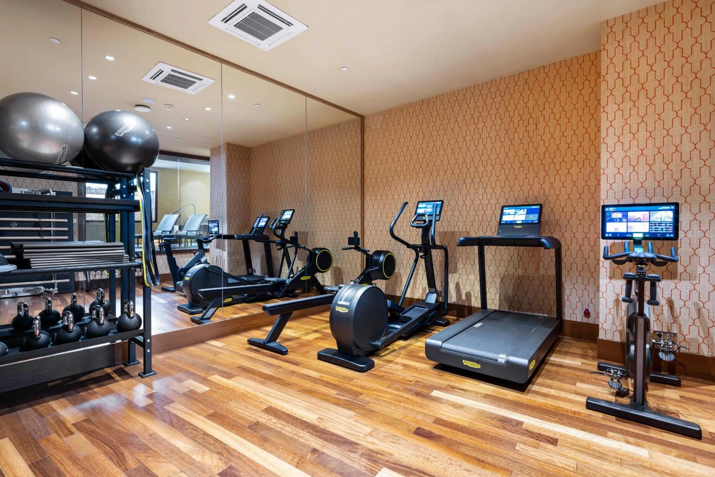 Fitness centre/facilities in URSO Hotel & Spa, a Small Luxury Hotel of the World