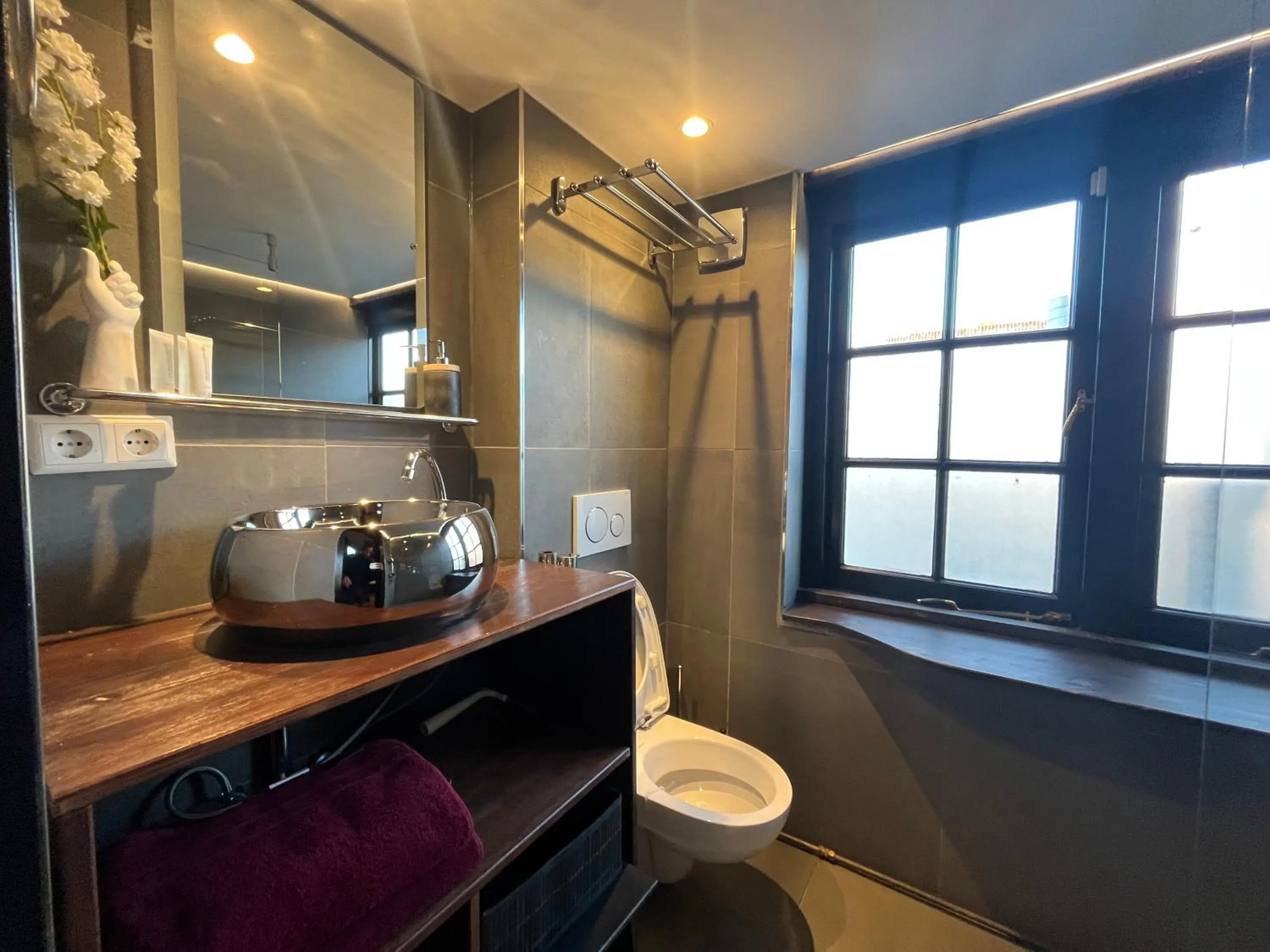 Sauna in The Enlightened House Luxury Suites