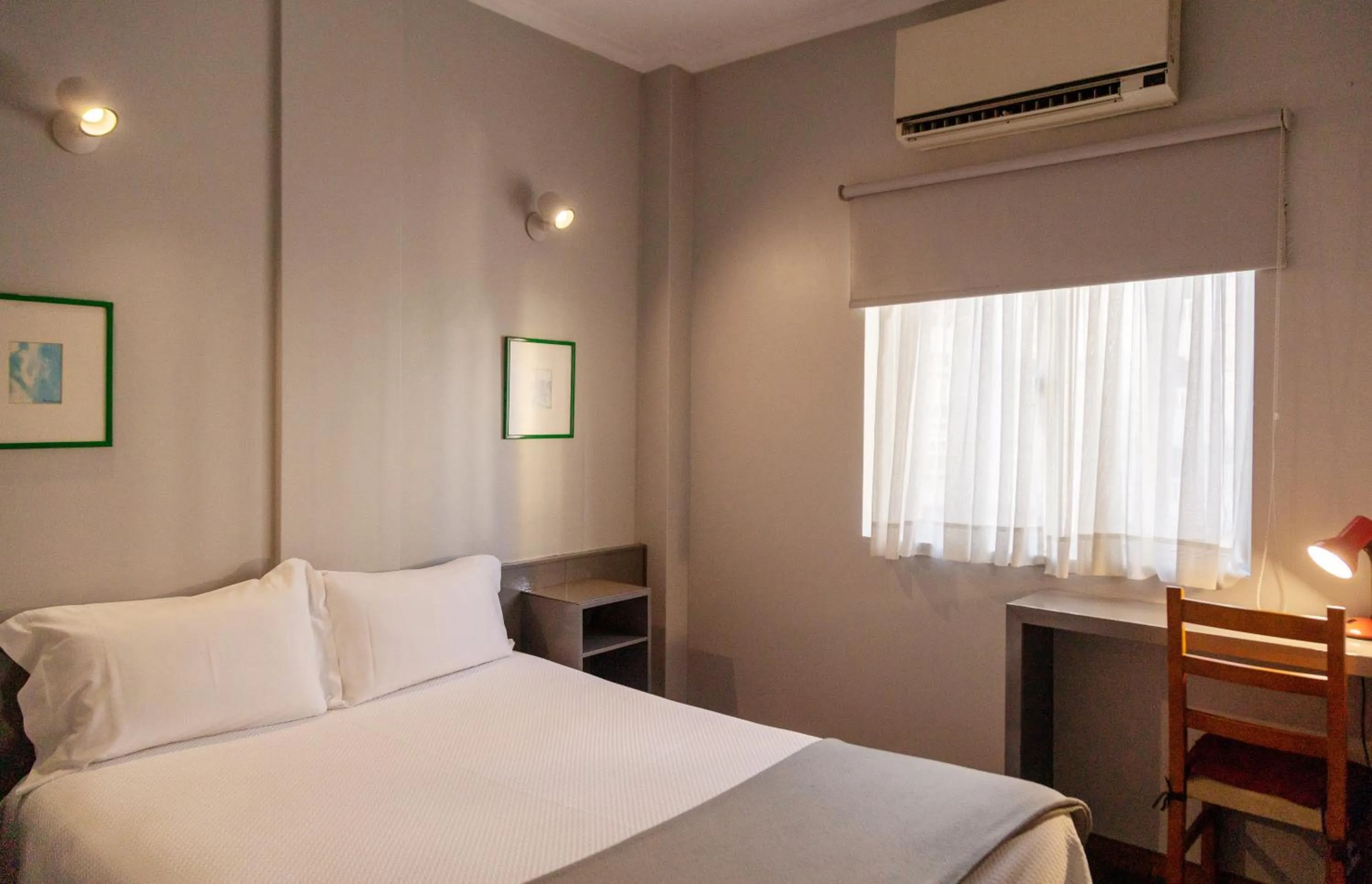 Bed in Hotel Sao Nicolau