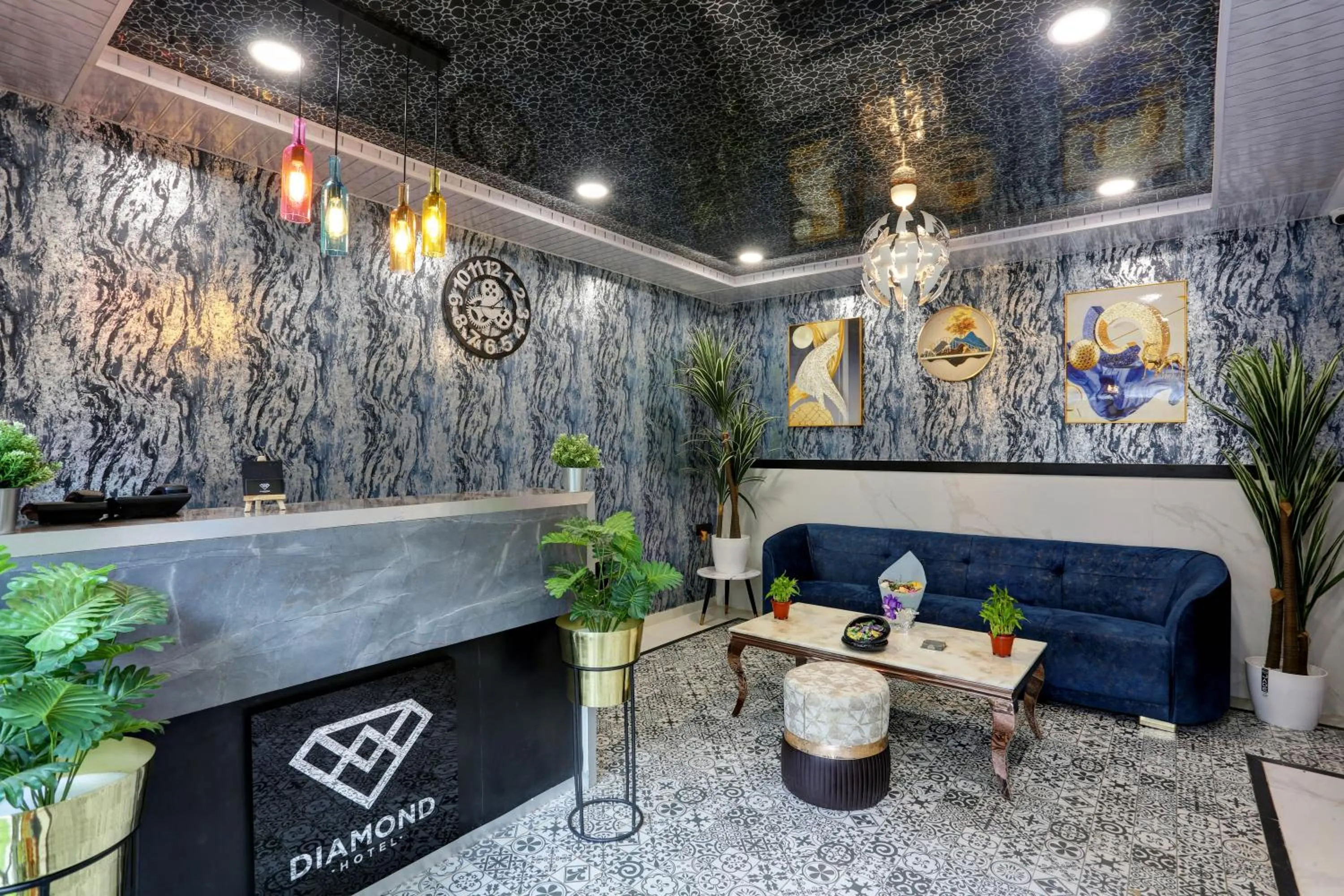 Living room in DIAMOND HOTEL