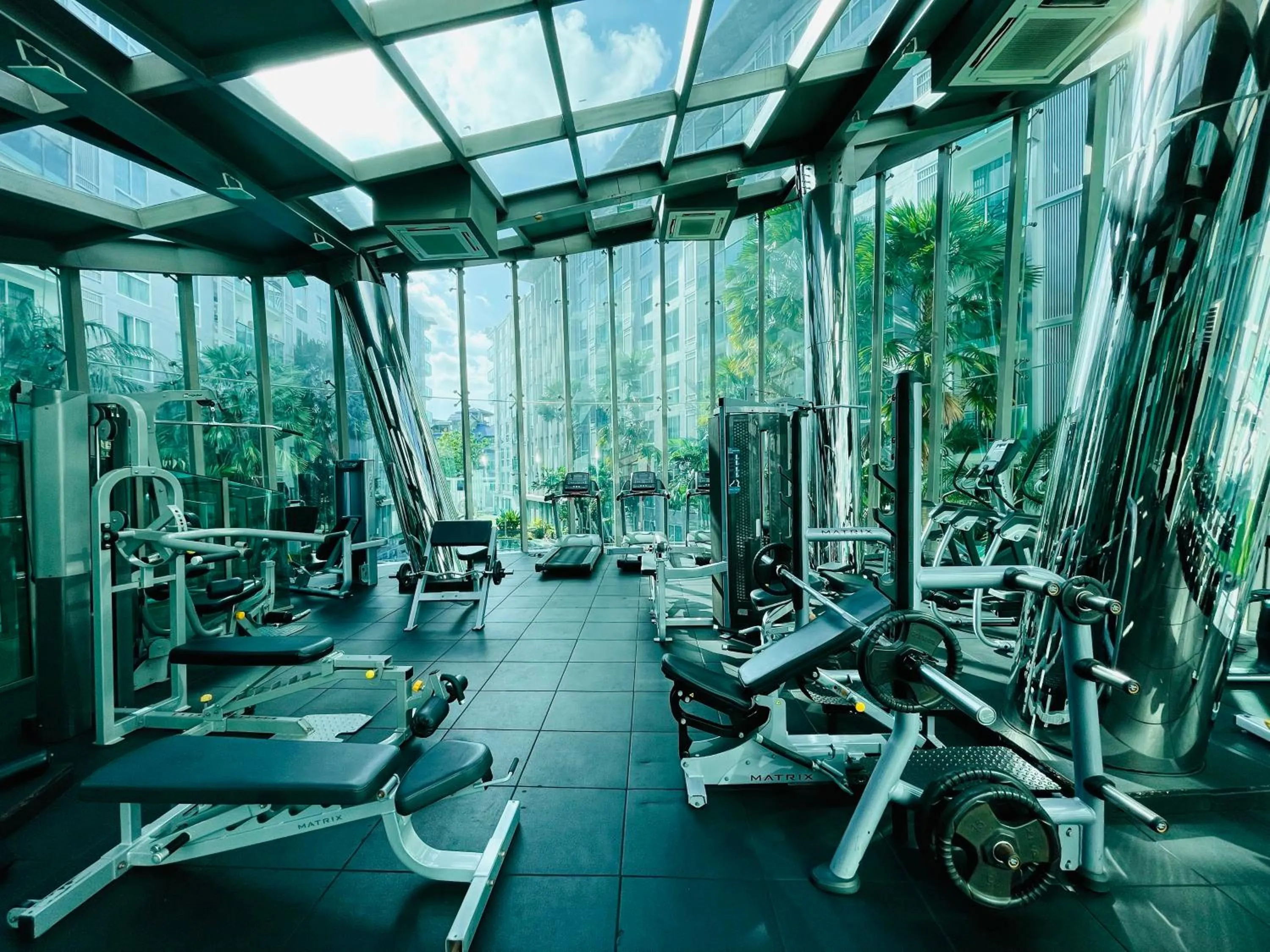 Fitness centre/facilities in City Center Residence & Hot Hot Hot