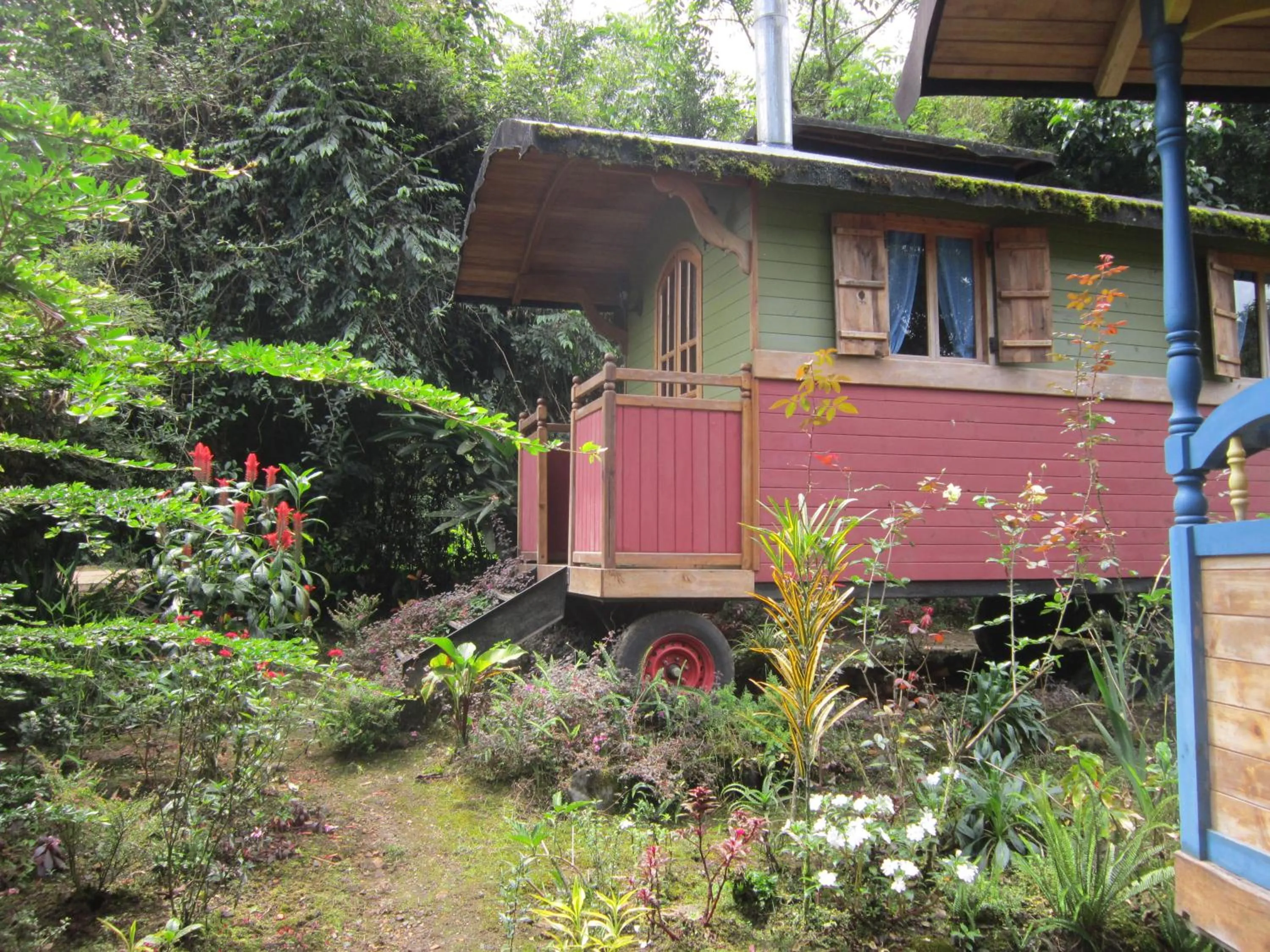 Photo of the whole room in Hosteria La Roulotte - Mindo