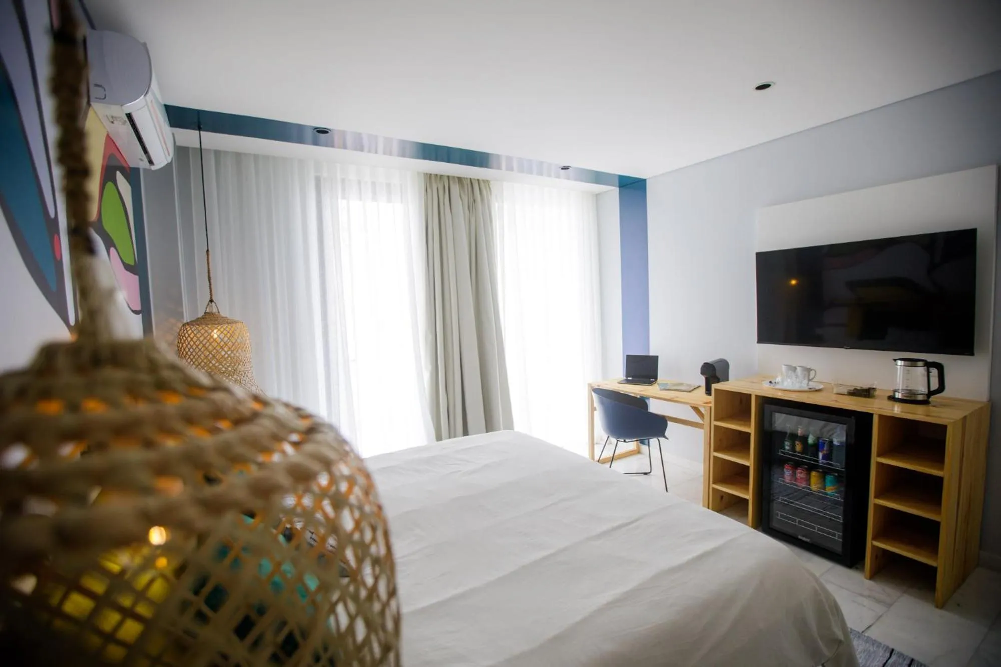 Bedroom, Bed in Cowork Lab Suites