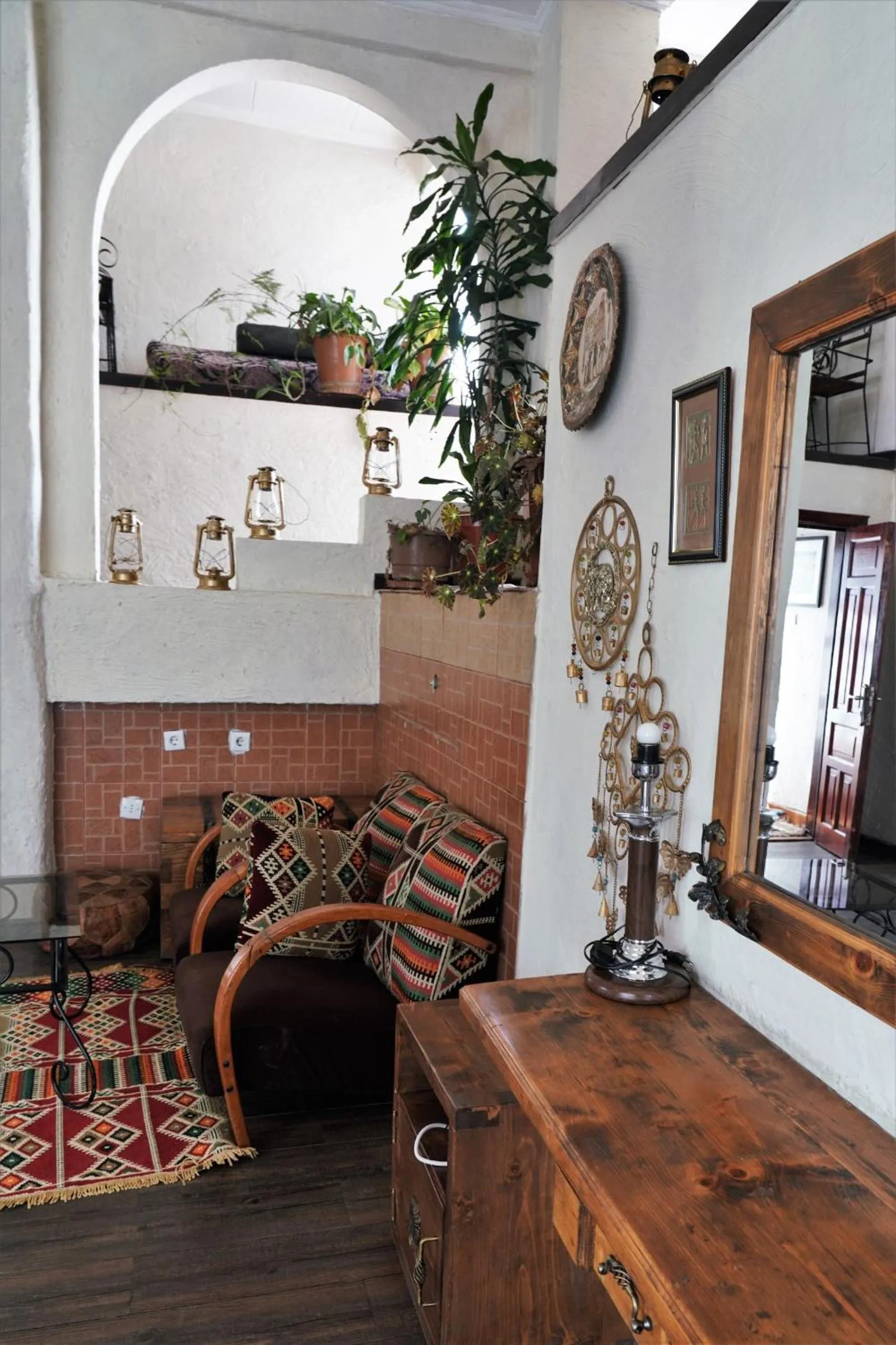 Living room in Tryst Boutique Hotel