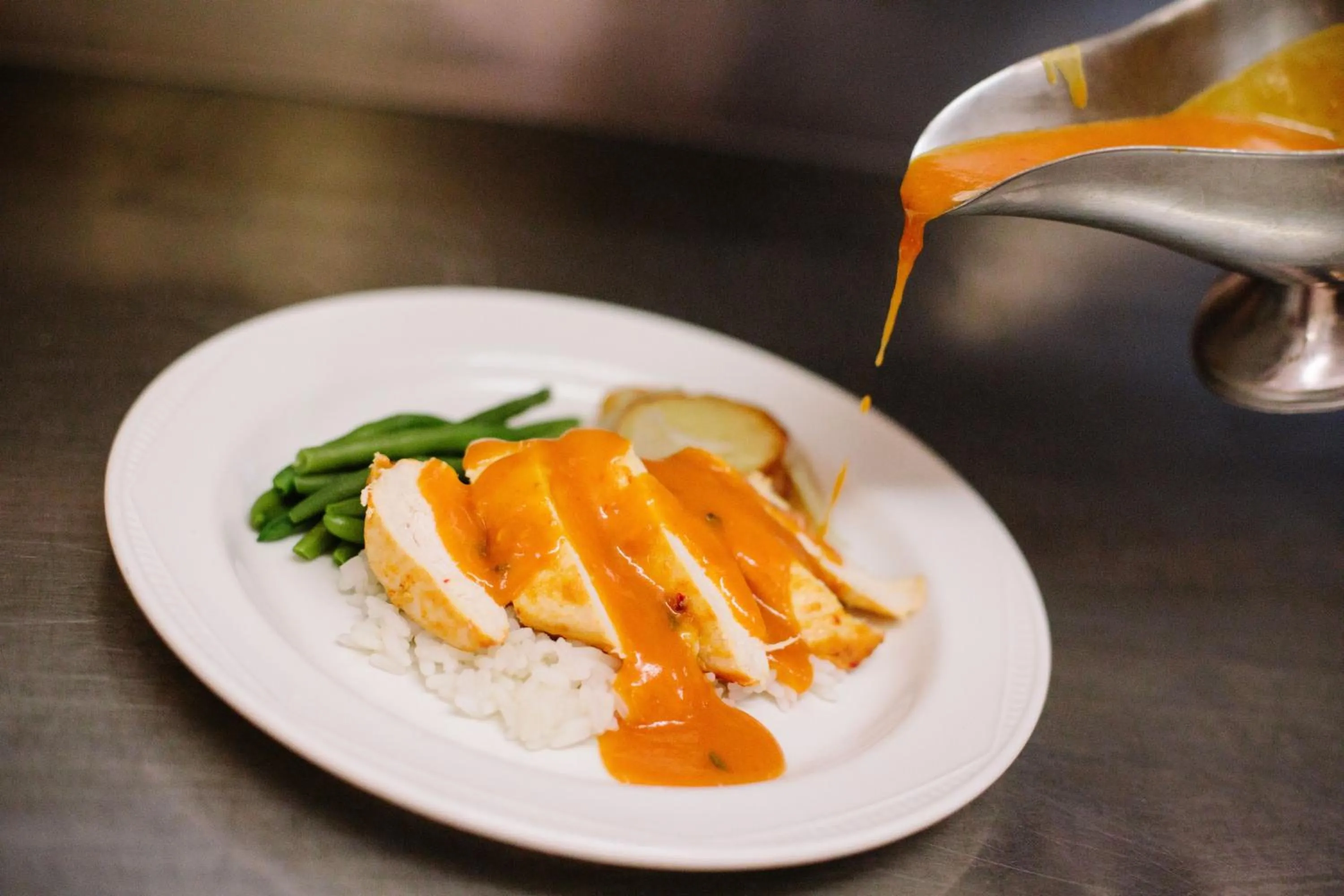 Food close-up in Claremont Hotel - All Inclusive!