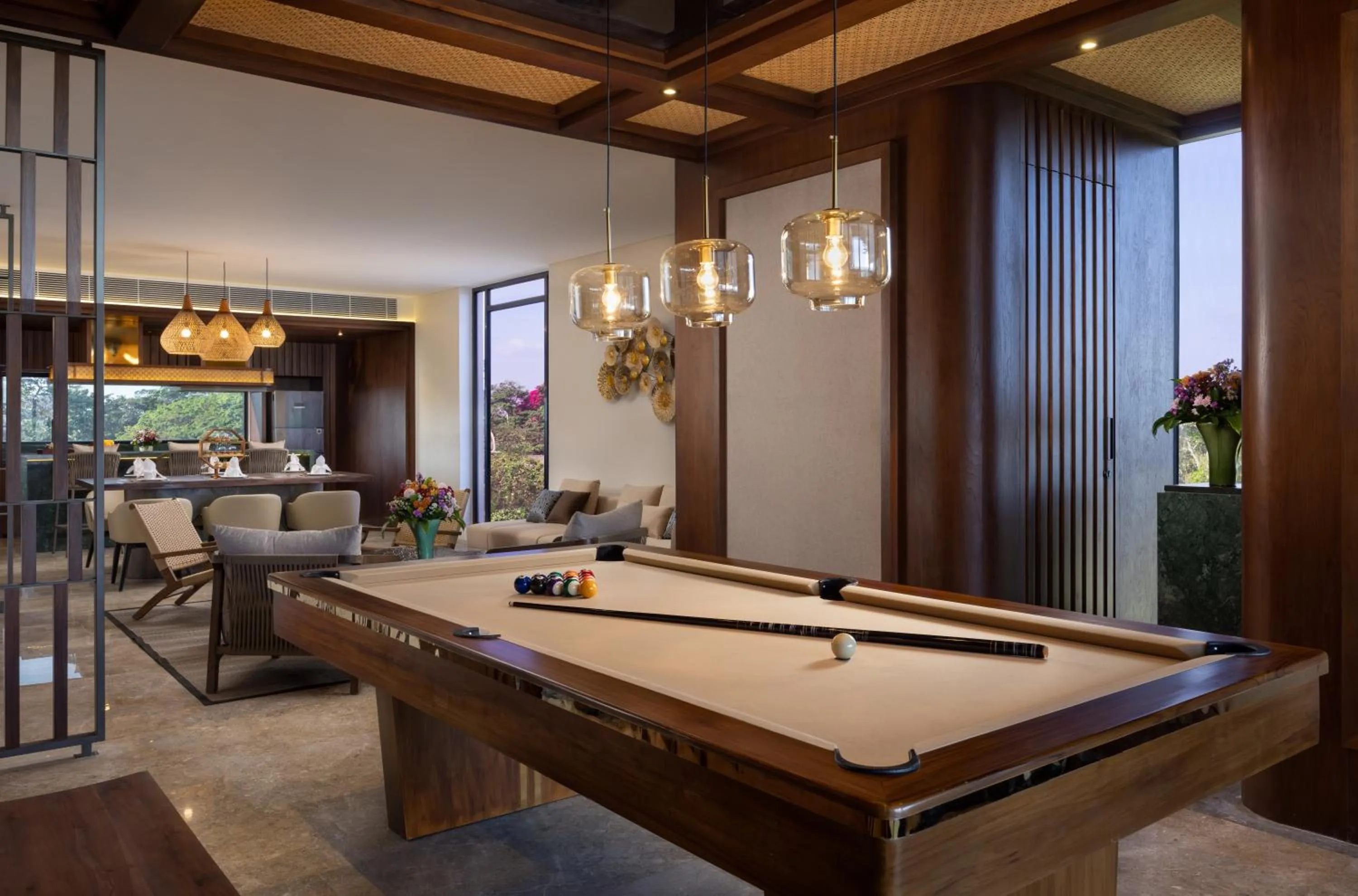 Billiard in Sumitra Luxury Villas & Resort by Pramana