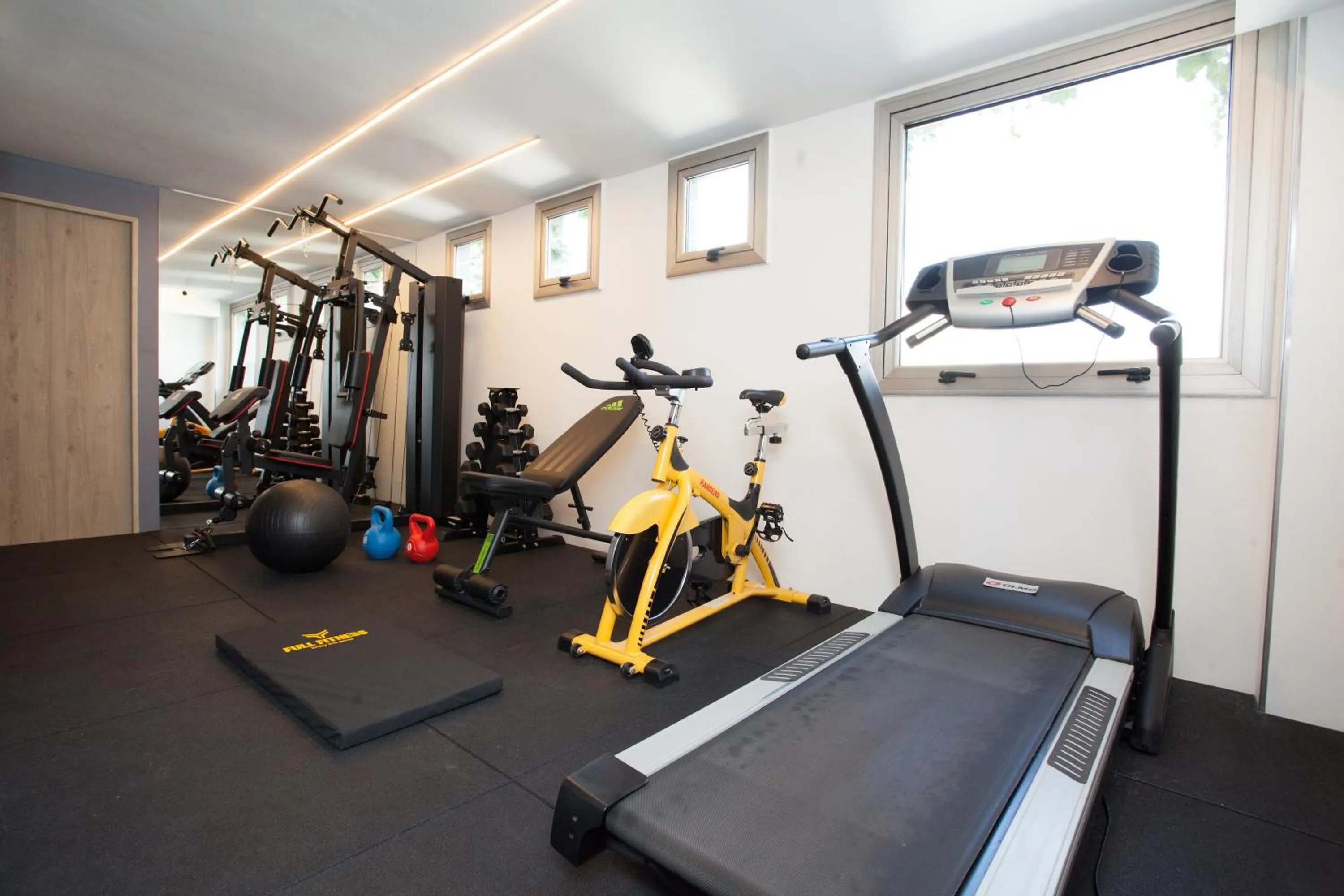 Fitness centre/facilities in Palo Santo Hotel
