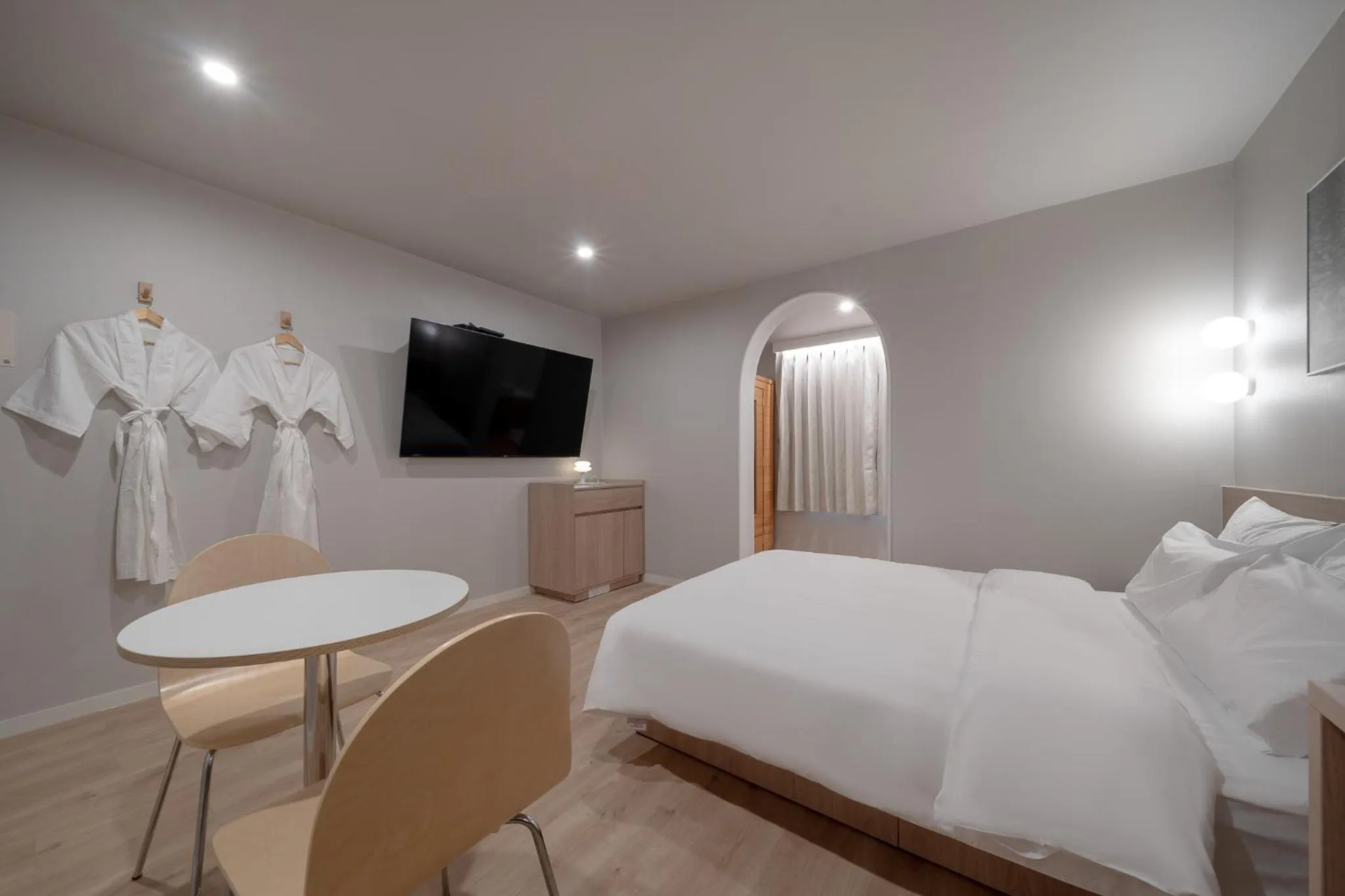 Bed in Cheonan Aank Hotel Seongjeong