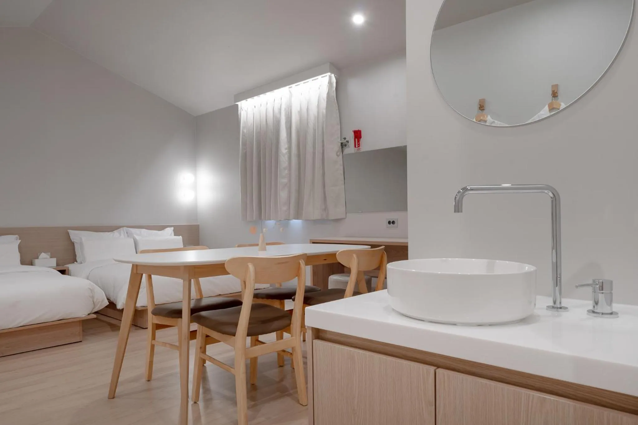 Bed in Cheonan Aank Hotel Seongjeong