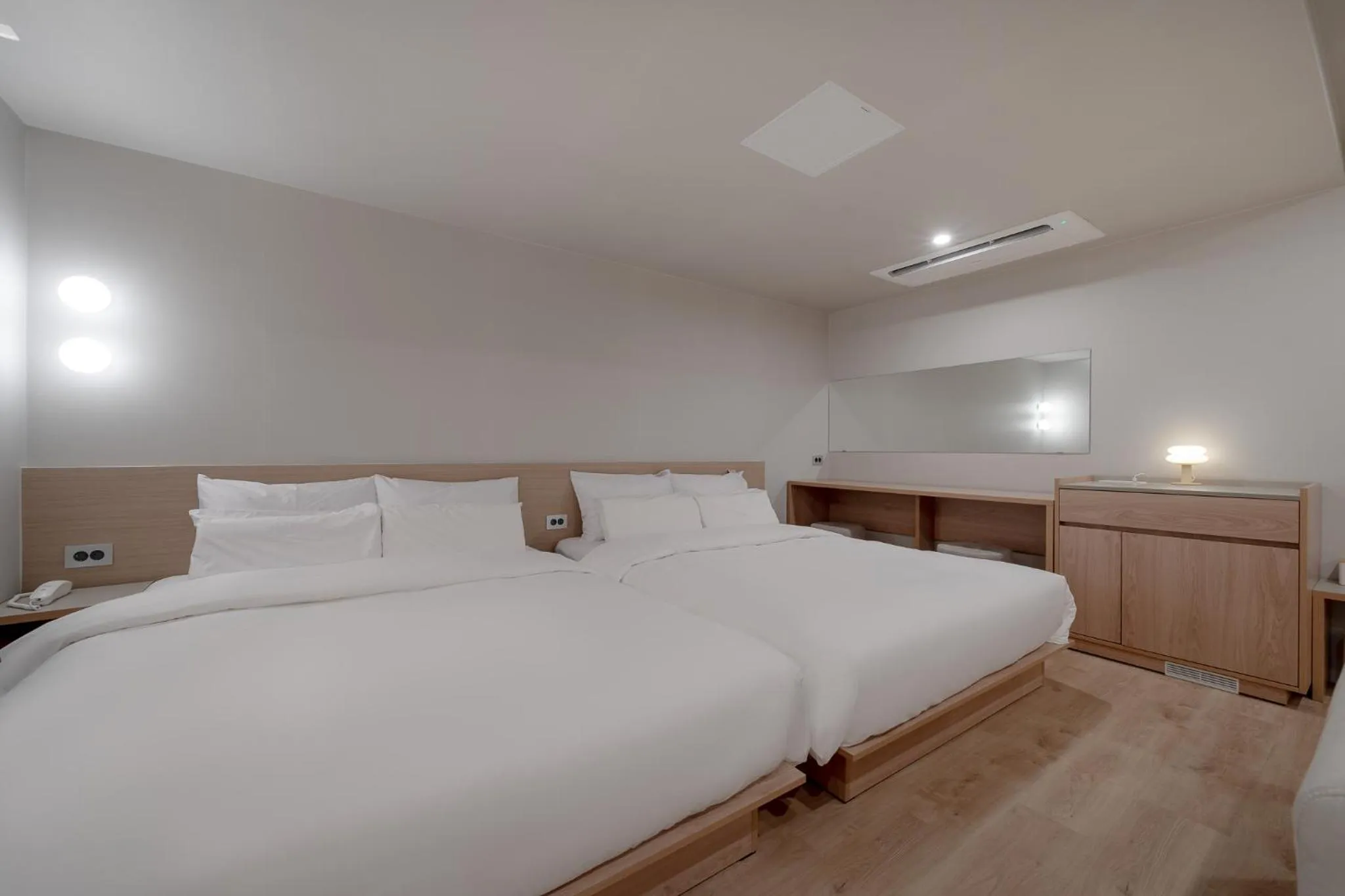 Bed in Cheonan Aank Hotel Seongjeong